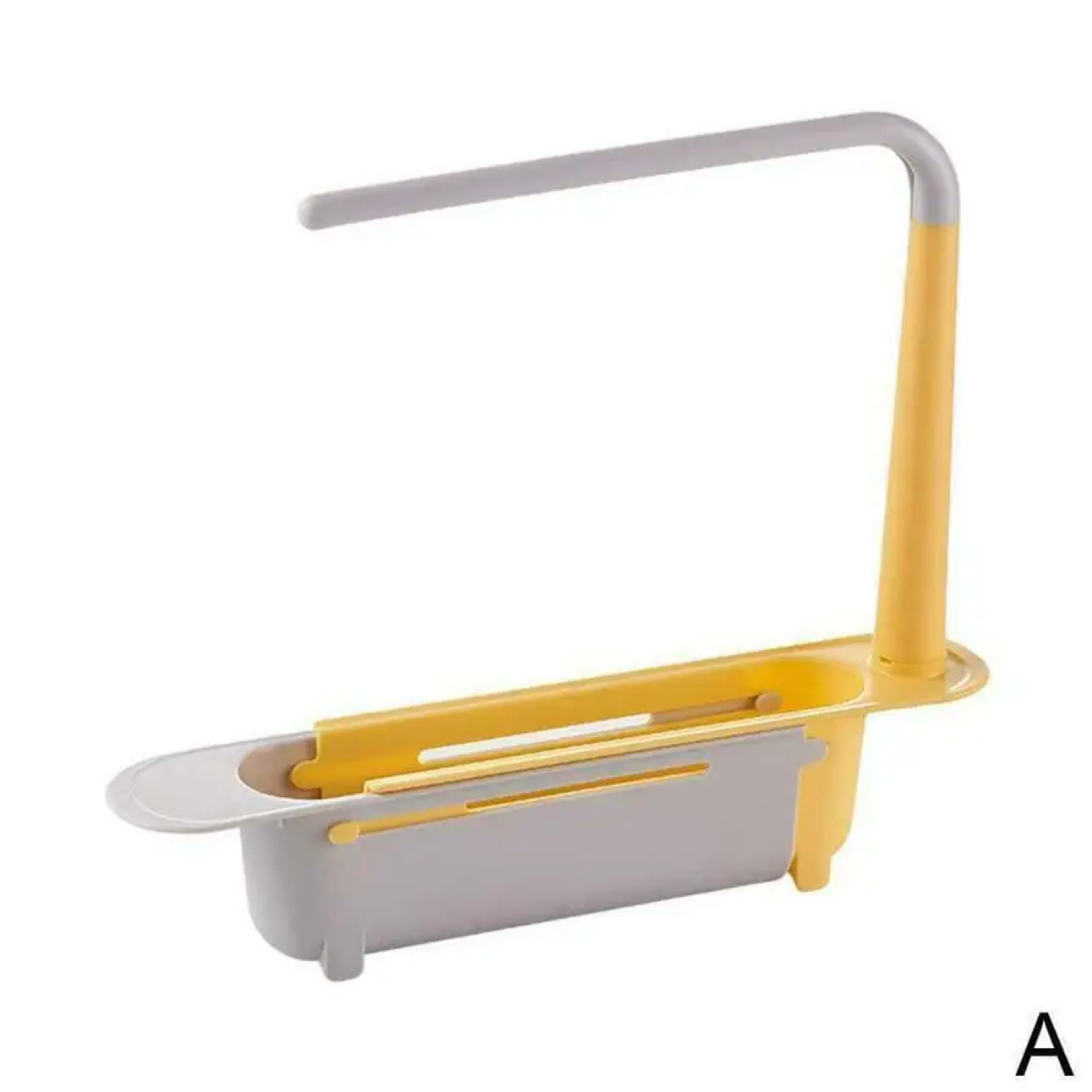 Kitchen Sink Drain Rack Telescopic Sink Shelf Sinks Organizer Soap Sponge Holder Storage Basket Kitchen Gadgets Accessor 10