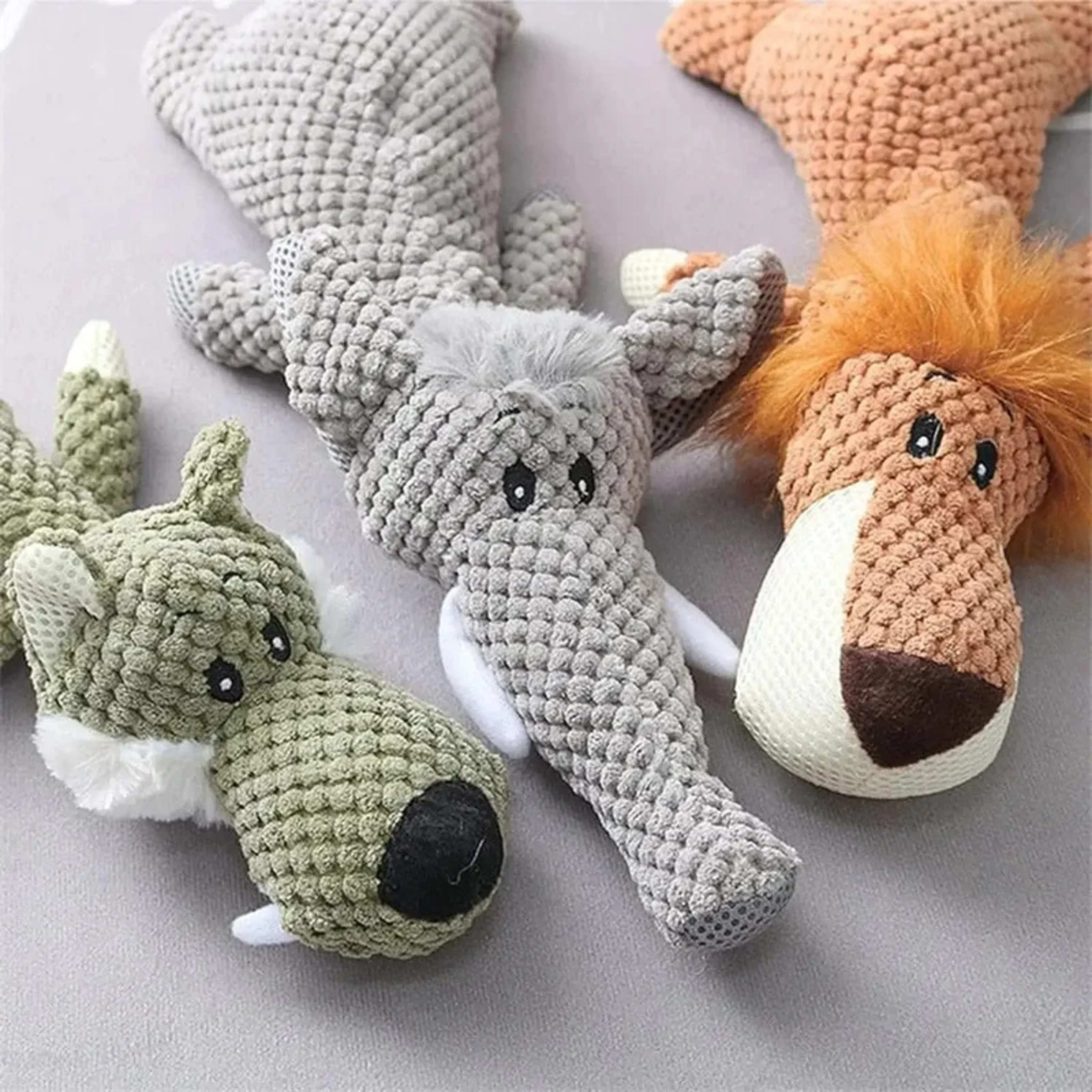 Pet Dog Toy For Large Dogs Cute Plush Squeak Stuffed Toys Fleece Durable Chewing Cute Soft Toy Pet Molar Toy Dog Accesso 1