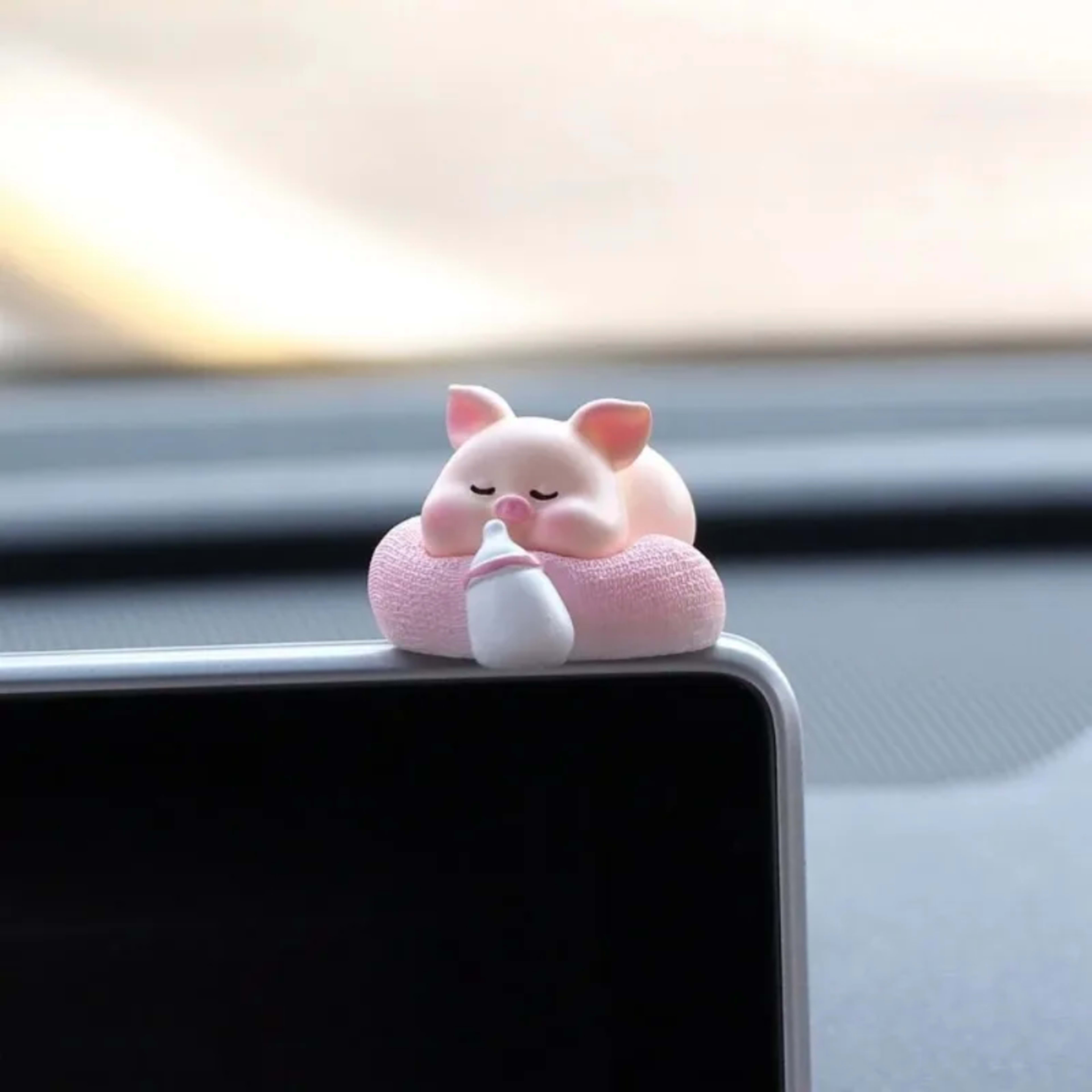 Cute Cars Accessories Funny Kawaii Animal Ornament Auto Central Control Screen Rearview Mirror Decor Car Accessories Int 5