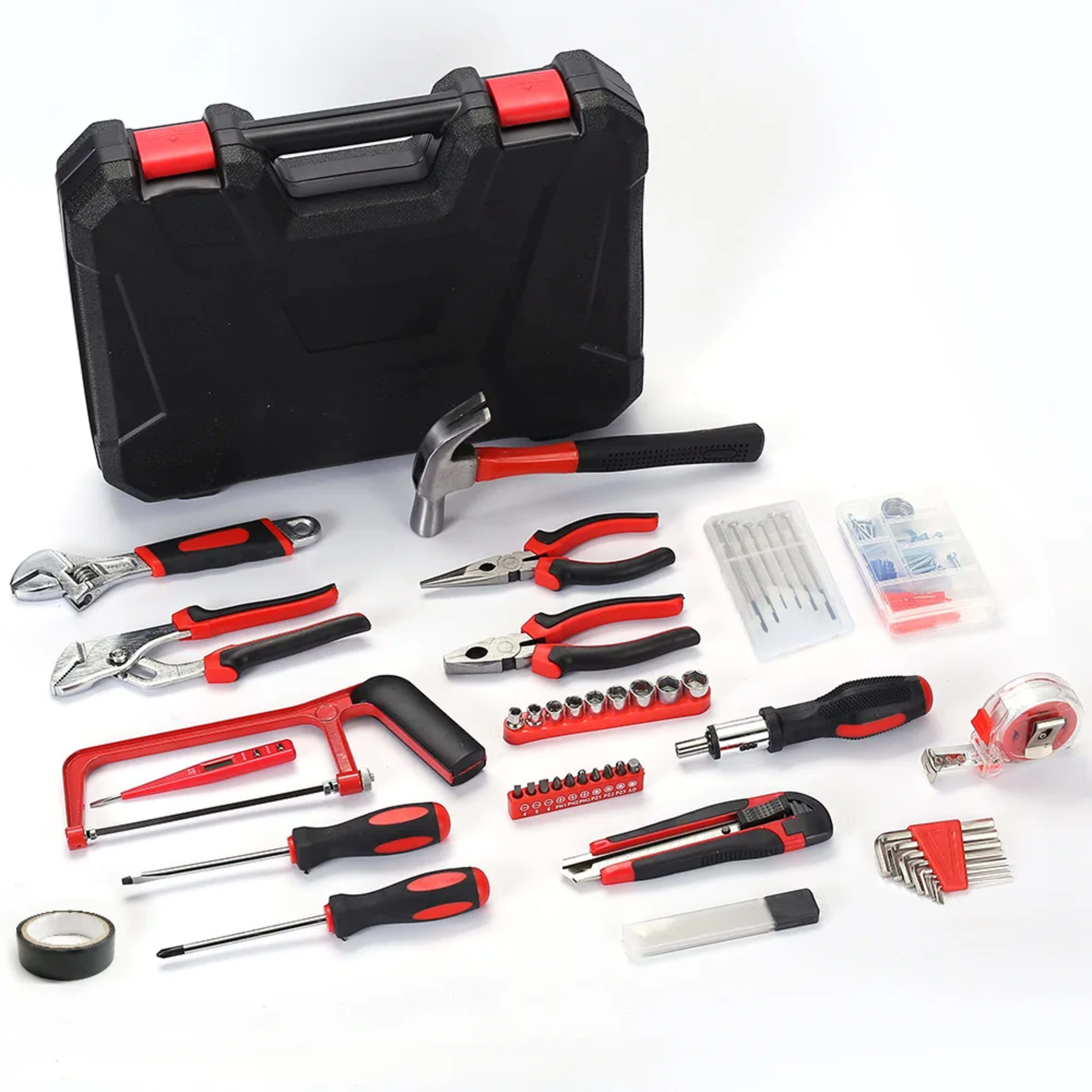 Household DIY Hardware Tools Set Toolbox Electrician Carpenter Multi Functional Portable Manual Repair Tool Combination  3