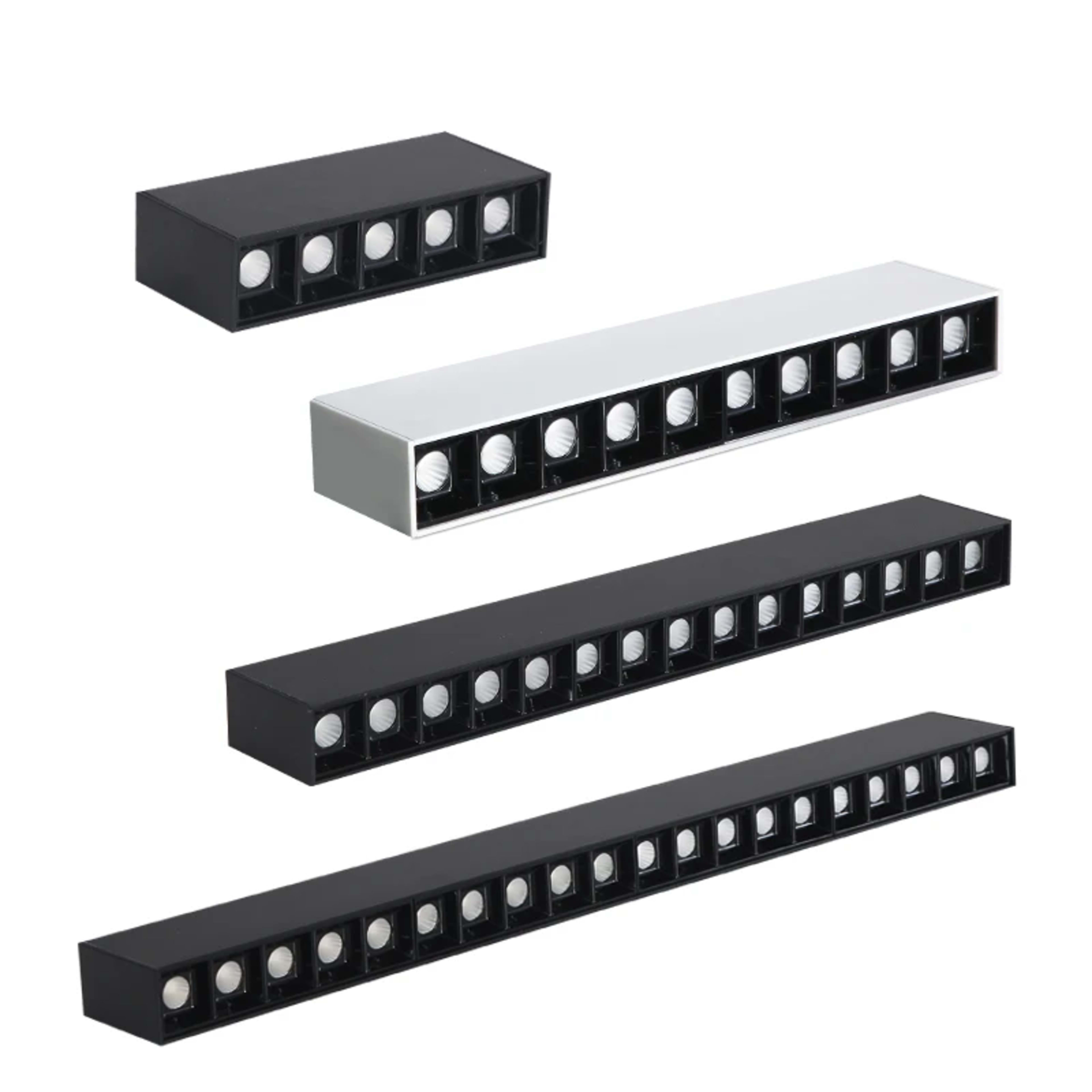 LED Long Ceiling Lamp Dimmable Line Light Fixture 40W Office Living Room Bedroom Home Decoration COB Spot Lamps Indoor L 2