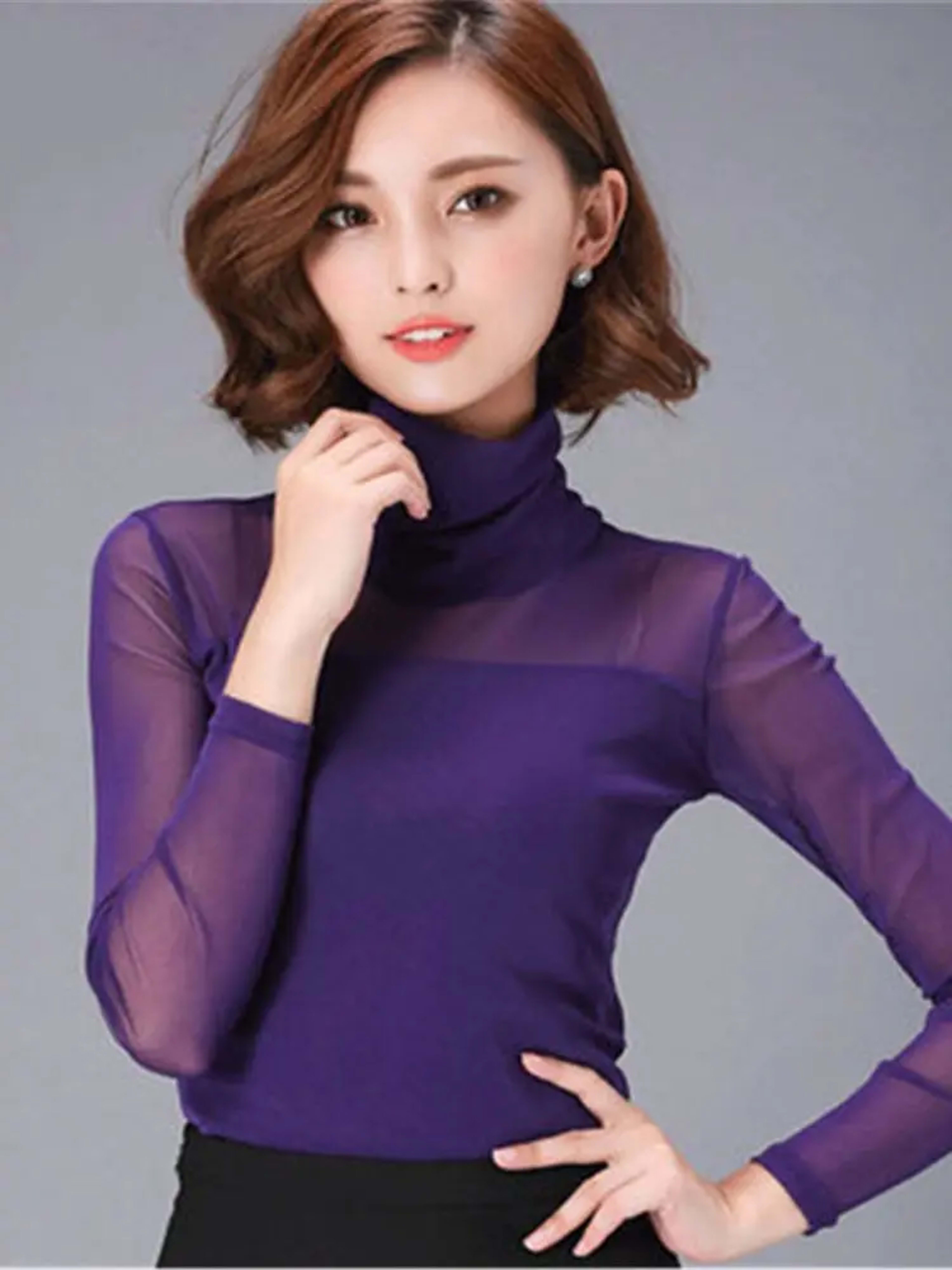 Blusas 2022 Autumn Winter Lace Blouse Fashion Crochet Lace Tops Long Sleeve Shirt Women Blouses Red Black Blue White Bas 14