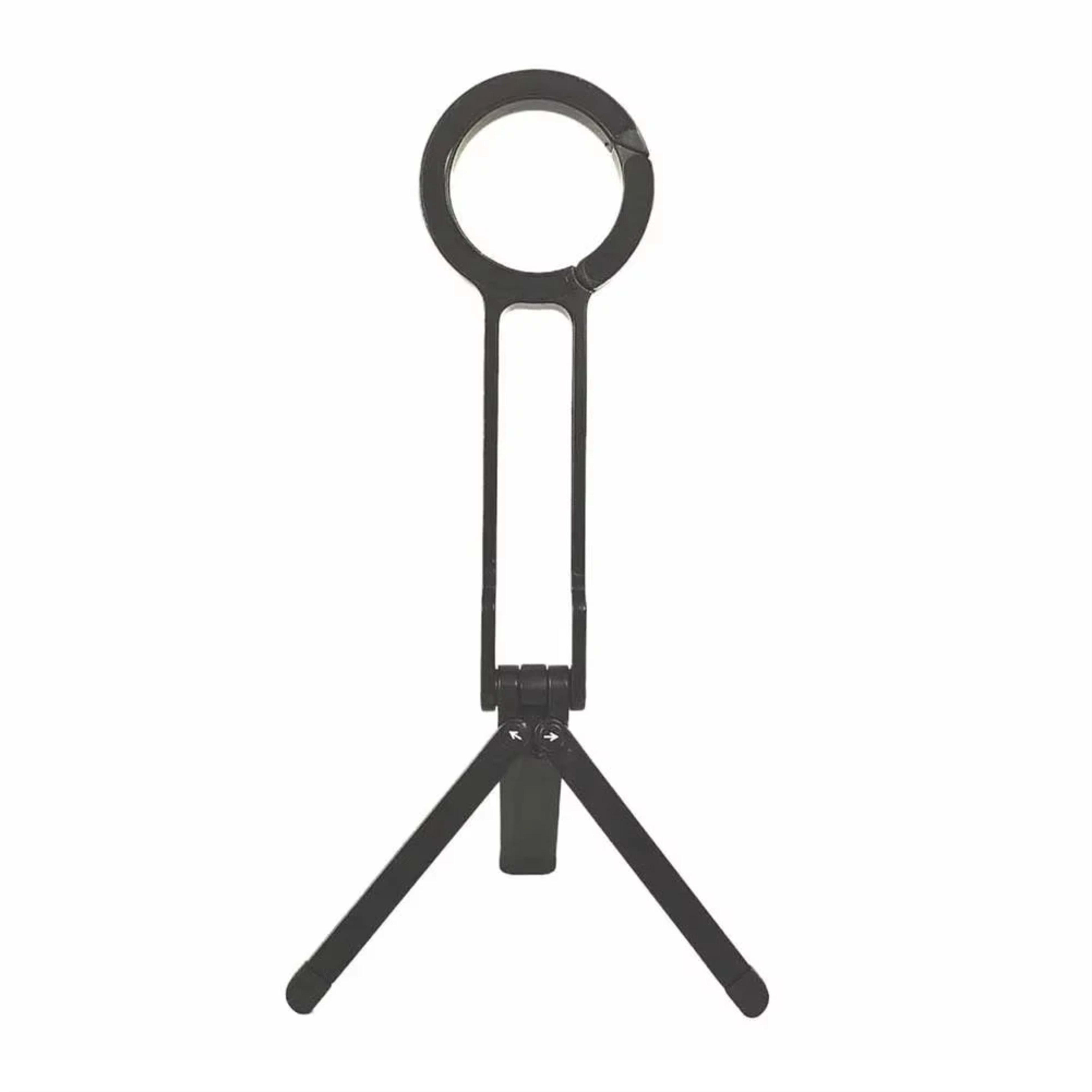 Foldable Phone Tripod Carabiner-Mounted For iPhone 17 16 15 Portable Dual-sided Magnetic Tripod Desk Mount Phone Handle