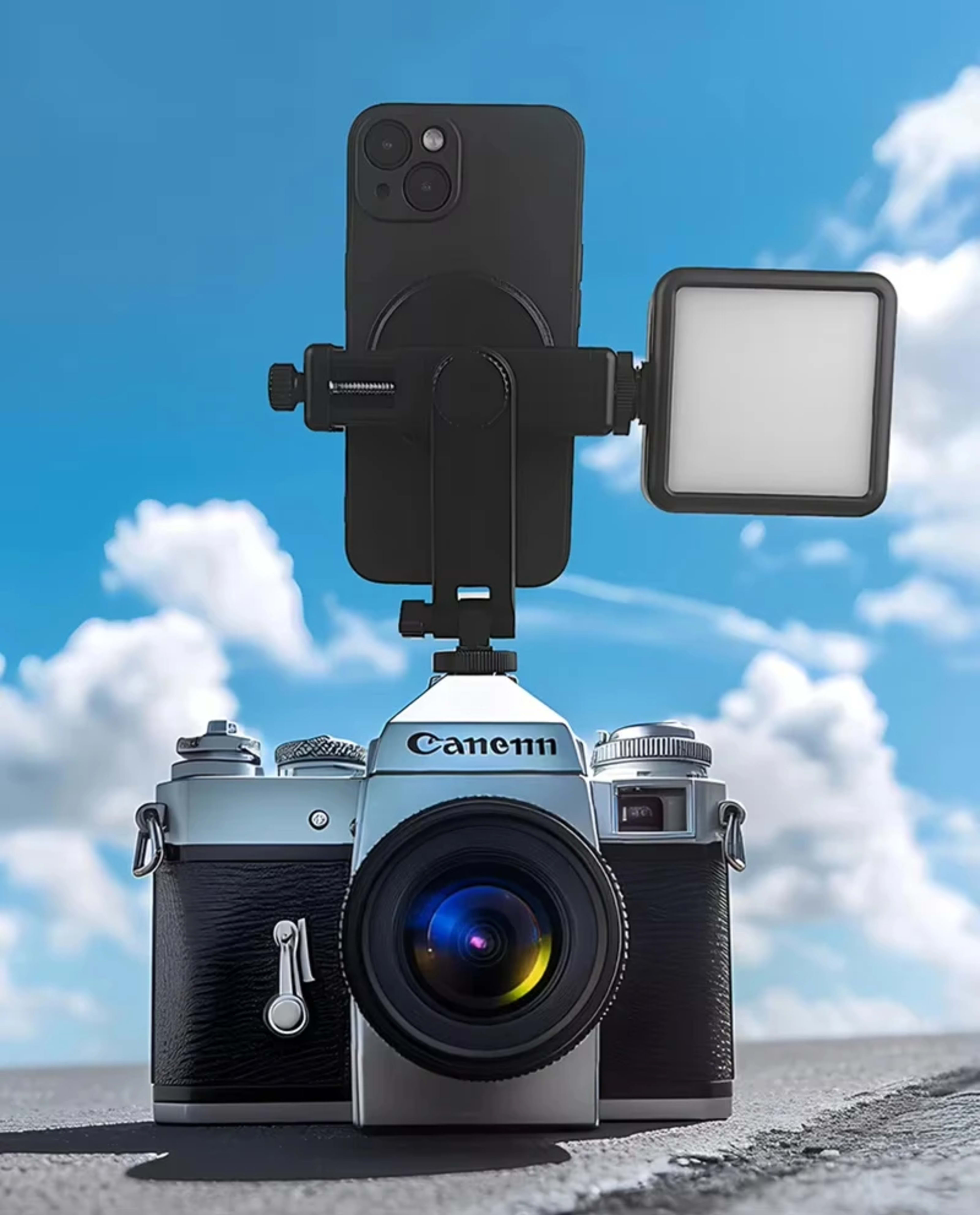 Camera Hot Shoe Phone Tripod Mount Holder Mobile Smartphone Support Cold Shoe Adapter for Iphone Samsung Photography Acc 5