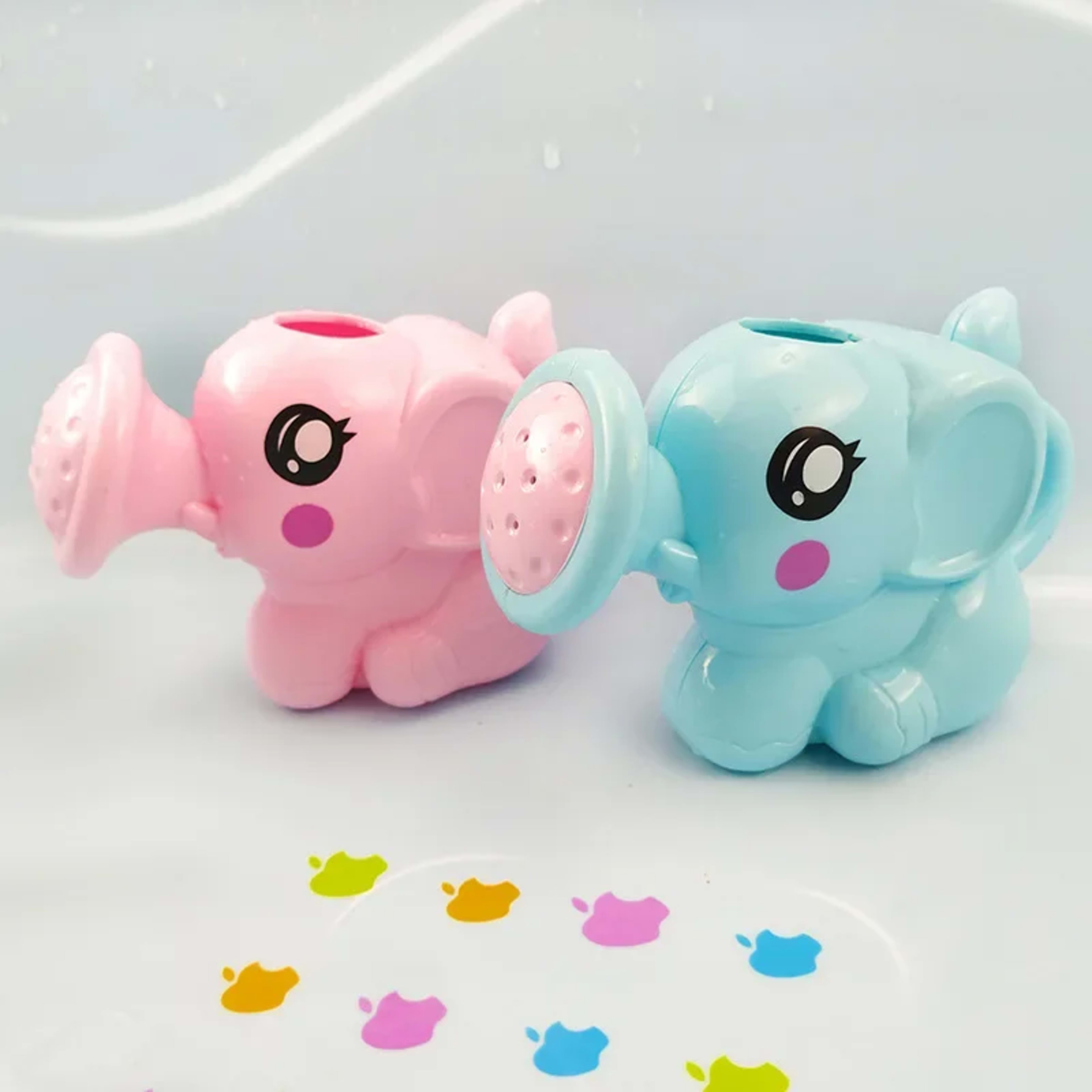Baby Bath Toy, Bathing Cute  Elephant Shower Swimming Water Spraying Clouds Shower Bath Toy For Kids Water Playing Toy 6