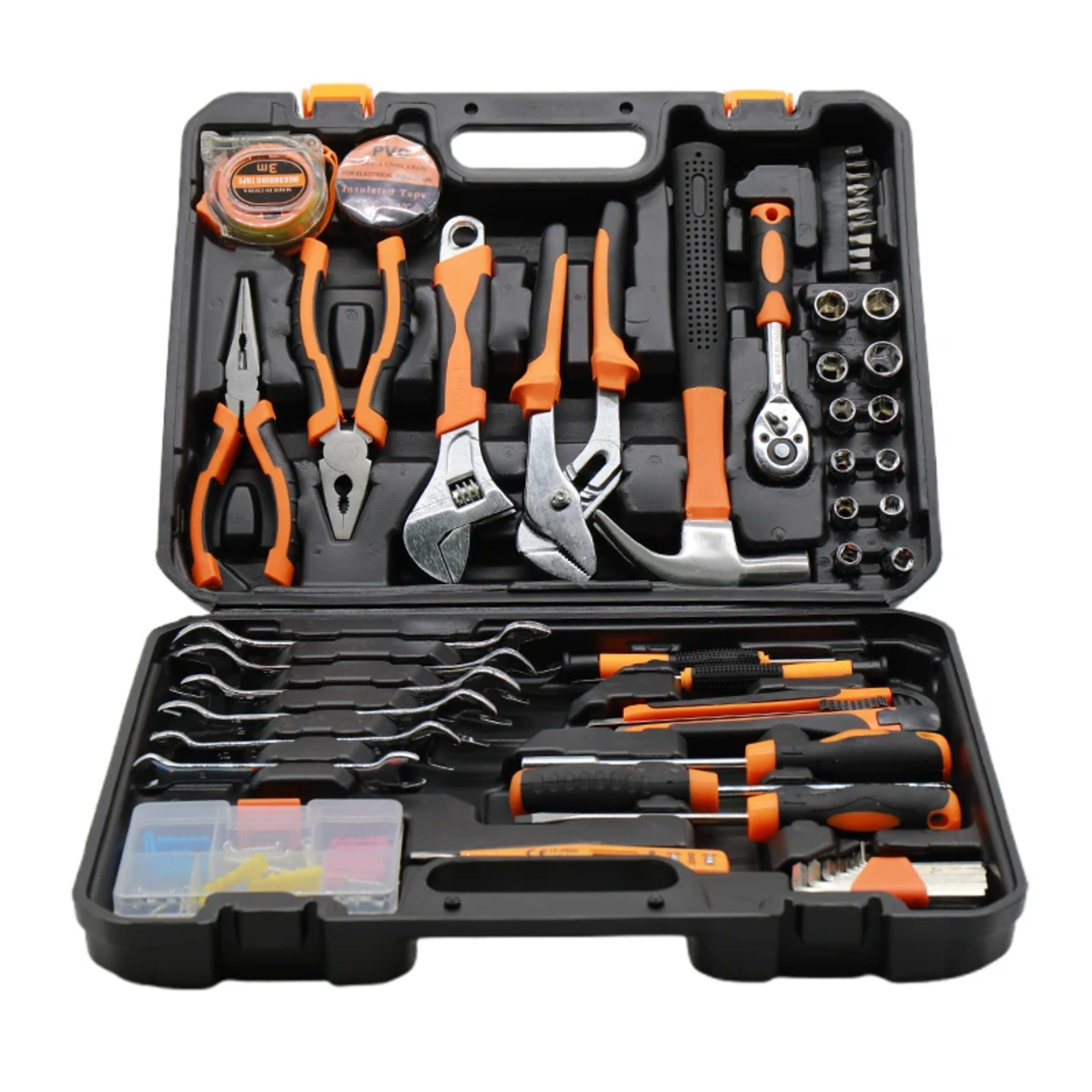 53 Piece Home Hand Tool Set Household Woodworking Combination Toolbox Repair Kits Gift Toolkit Manual Garden Tools 4