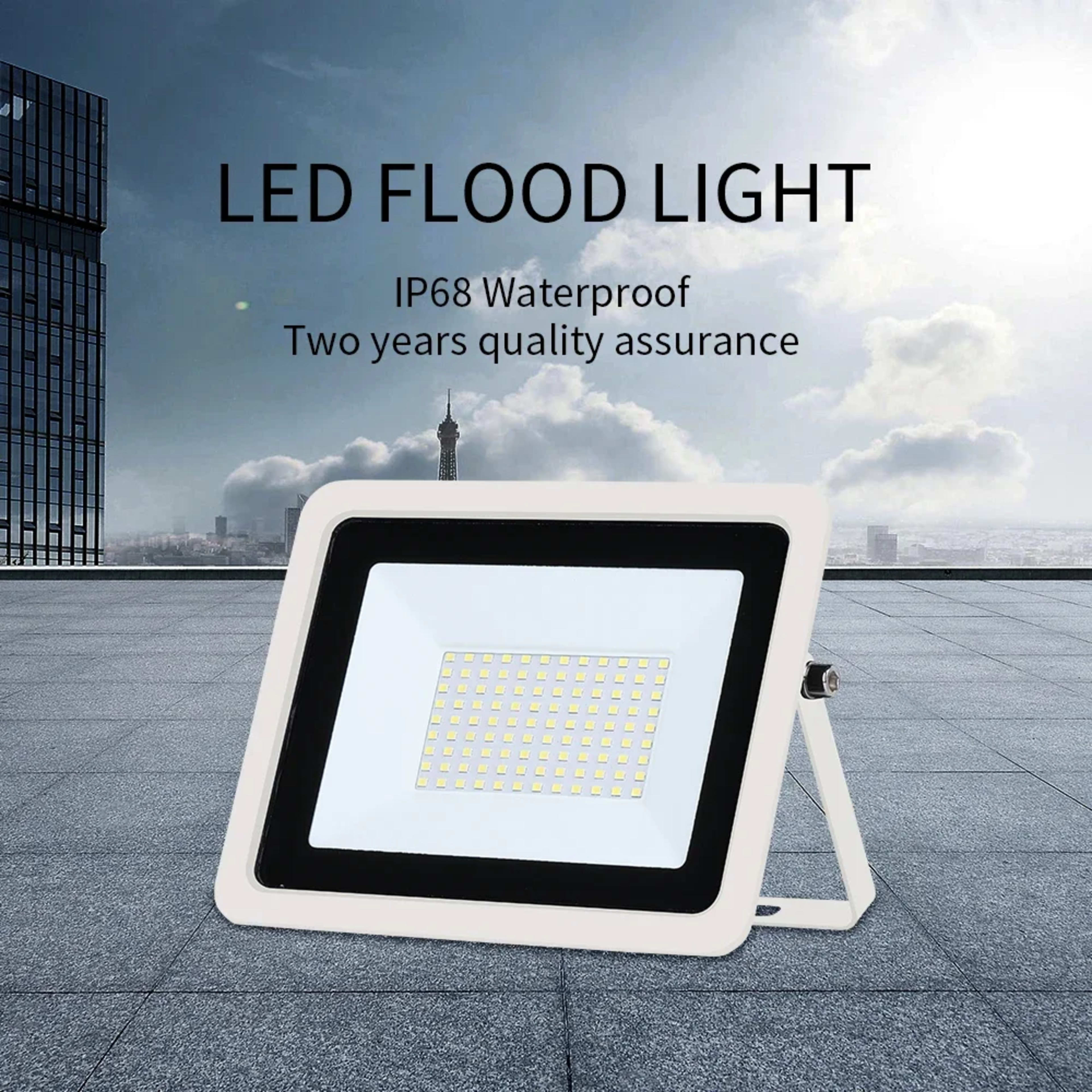 LED Flood Light 10W 20W 30W 50W 100W 220V IP68 Waterproof Outdoor Spotlight Garden Street Lamp Projector Lamp Wall LED R 8