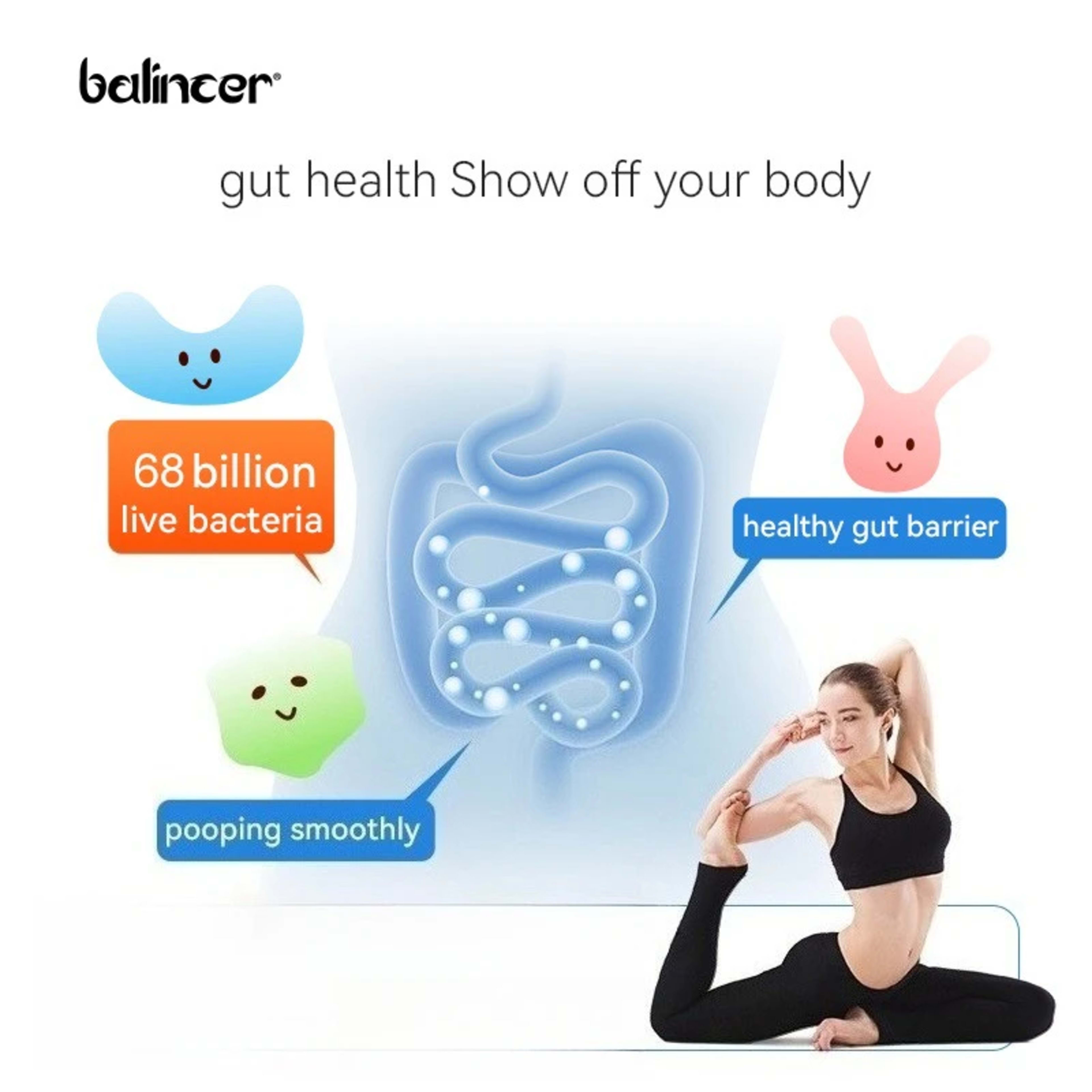 Probiotic Supplement - Gut Health, Supports Weight Management, Immune Health, Improves Digestion, Improves Mood, Relaxat 4
