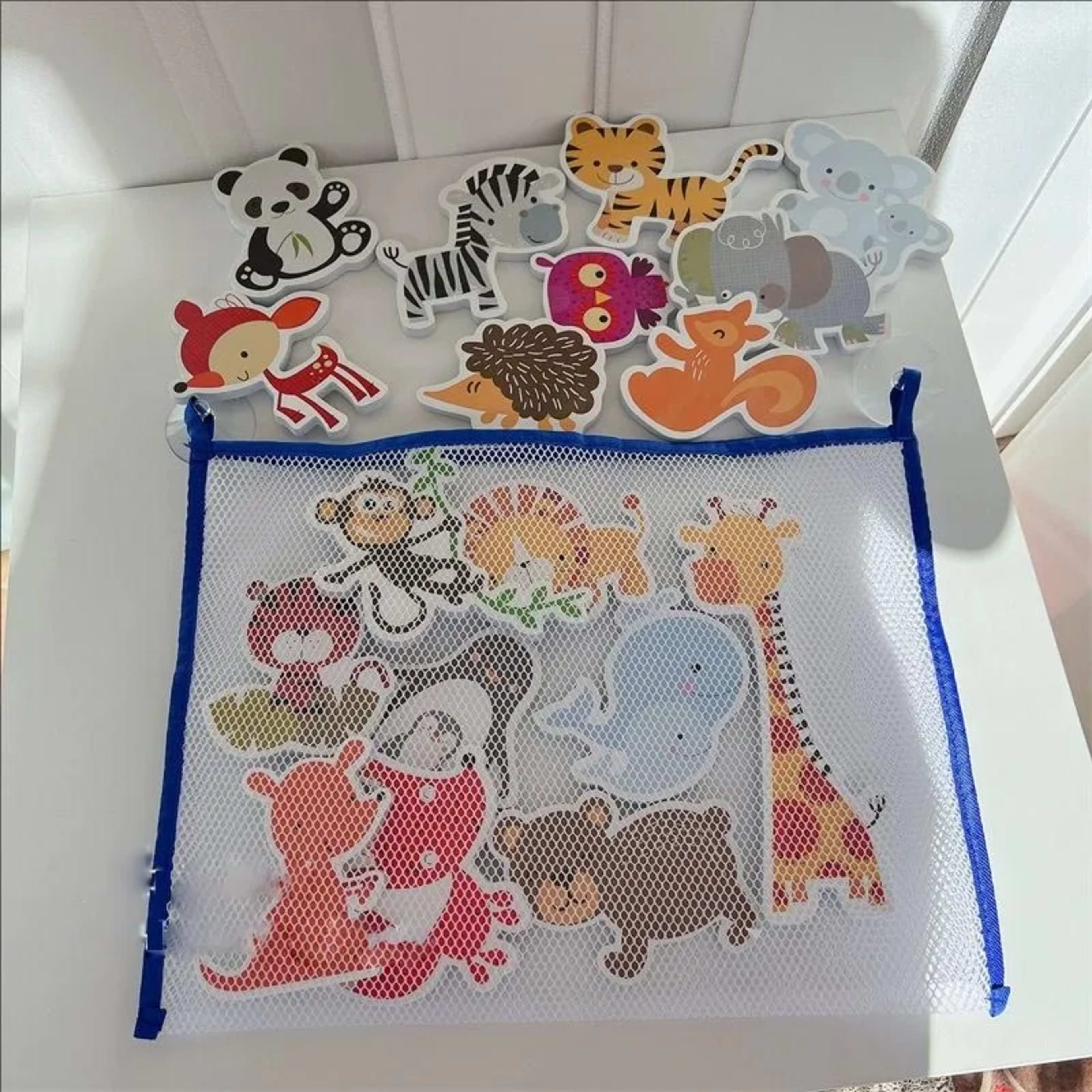 Baby Bath Toys for Kids 2 to 3 Years Fun Bathroom Toys Foam Animals Traffic Cognitive Games Boys Gifts Early Educational 1