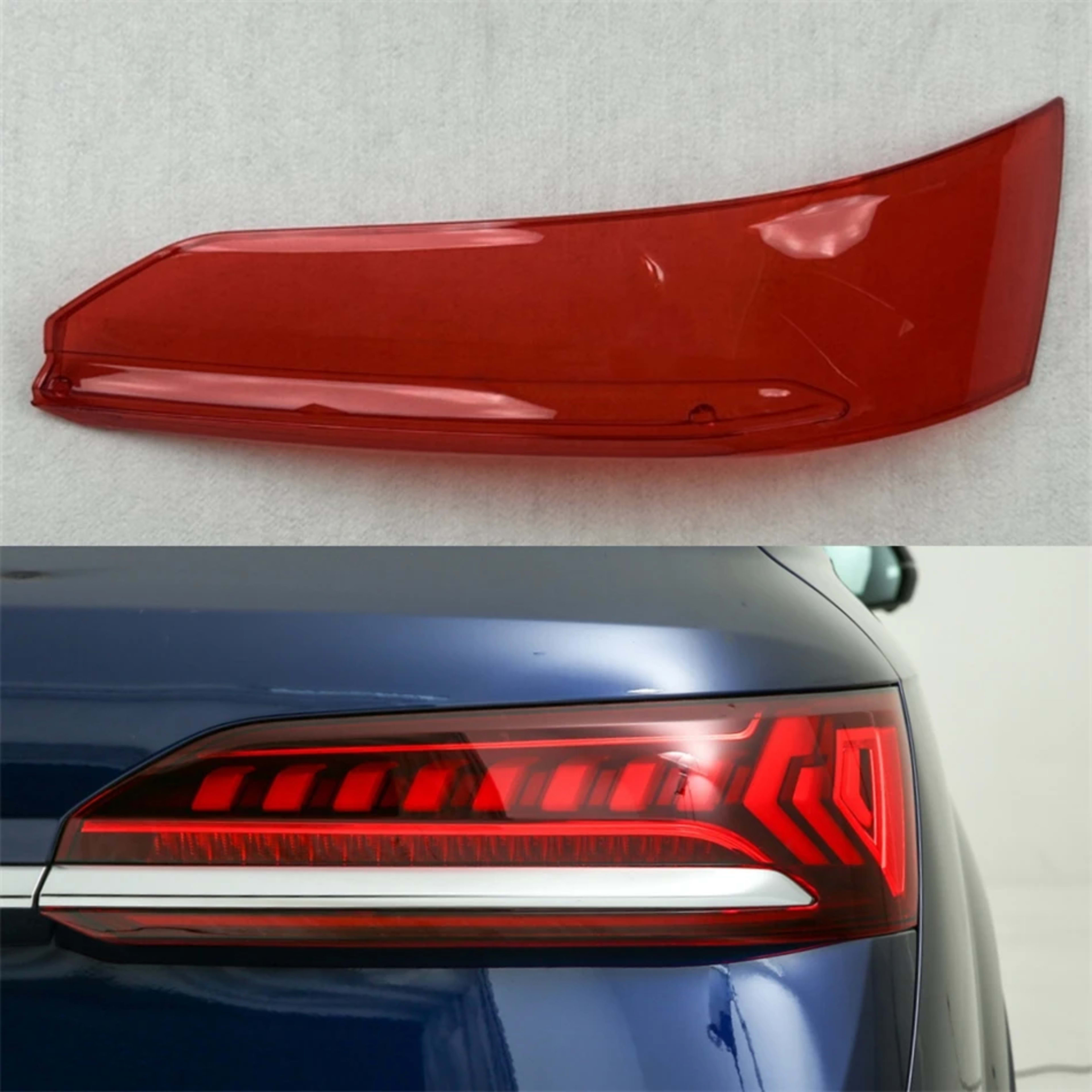 For Audi Q7 2020 2021 2022 2023 2024 Accessories For Vehicles Replacement Car Lights Shell Brake Lights Shell Tail Lamp  8
