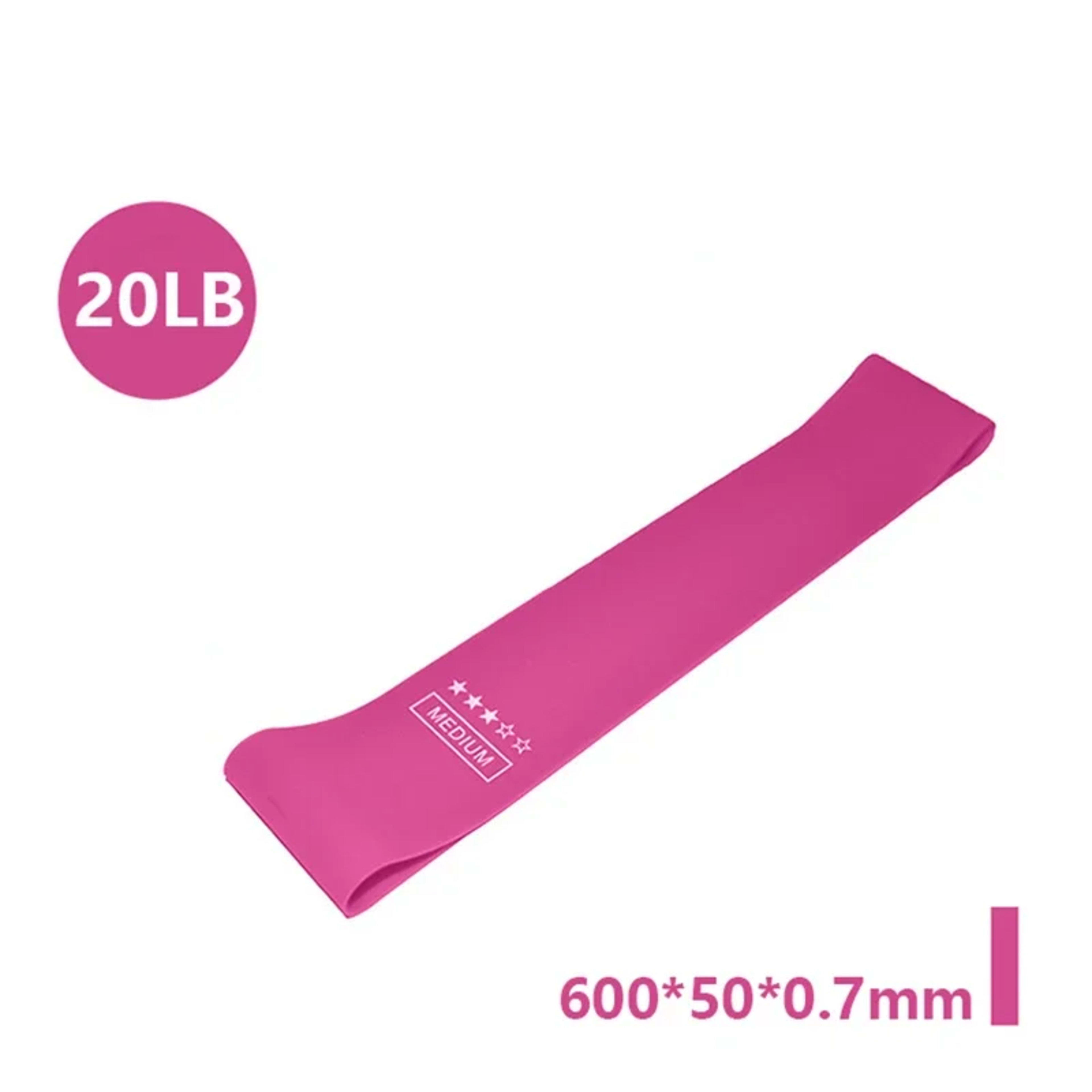 Portable Fitness Workout Equipment Rubber Resistance Bands Yoga Gym Elastic Gum Strength Pilates Crossfit Women Weight S 7