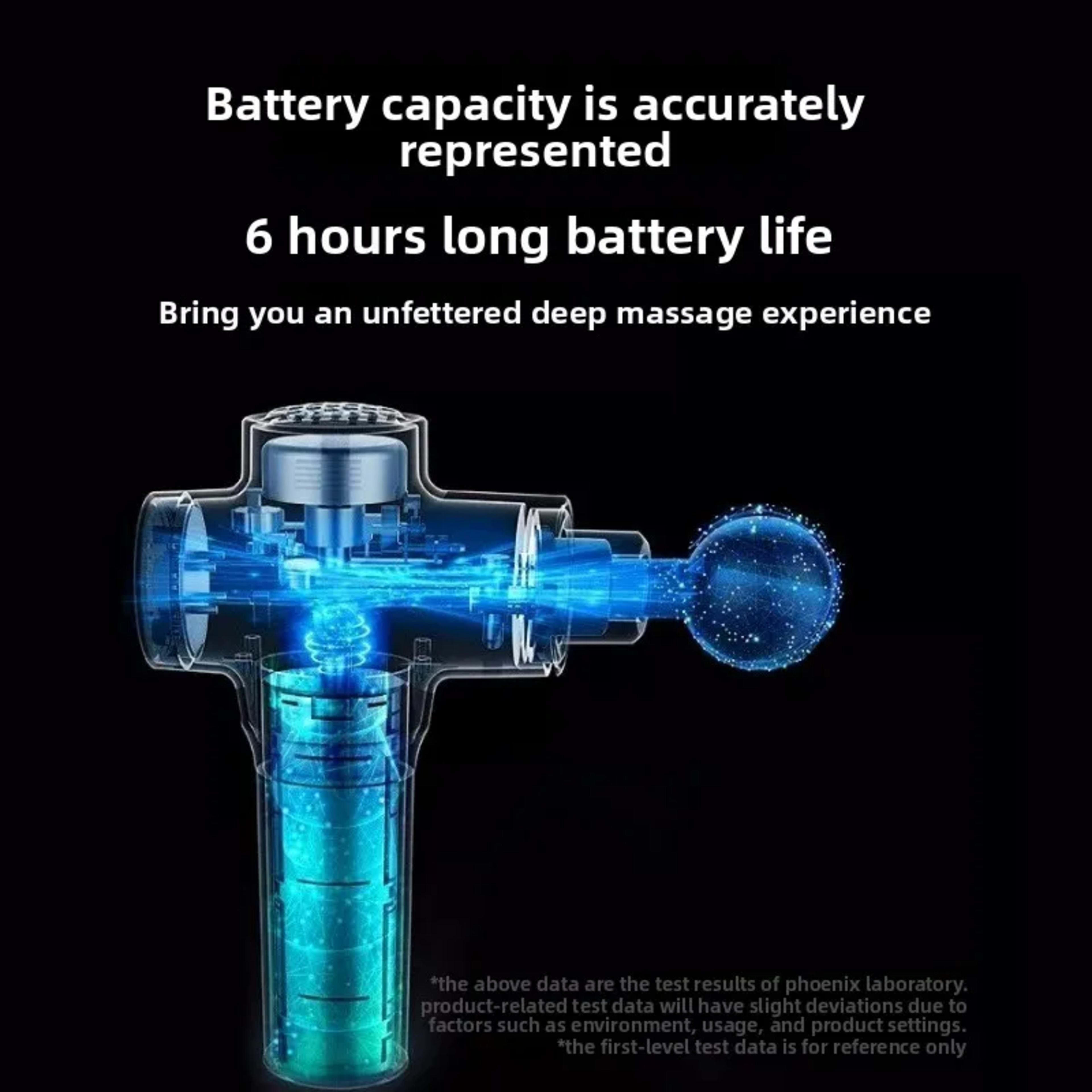 Massage Gun Muscle Relaxation Deep Tissue Massager Dynamic Vibrator Back Portable Handheld Display Fascia Gun Massage 4