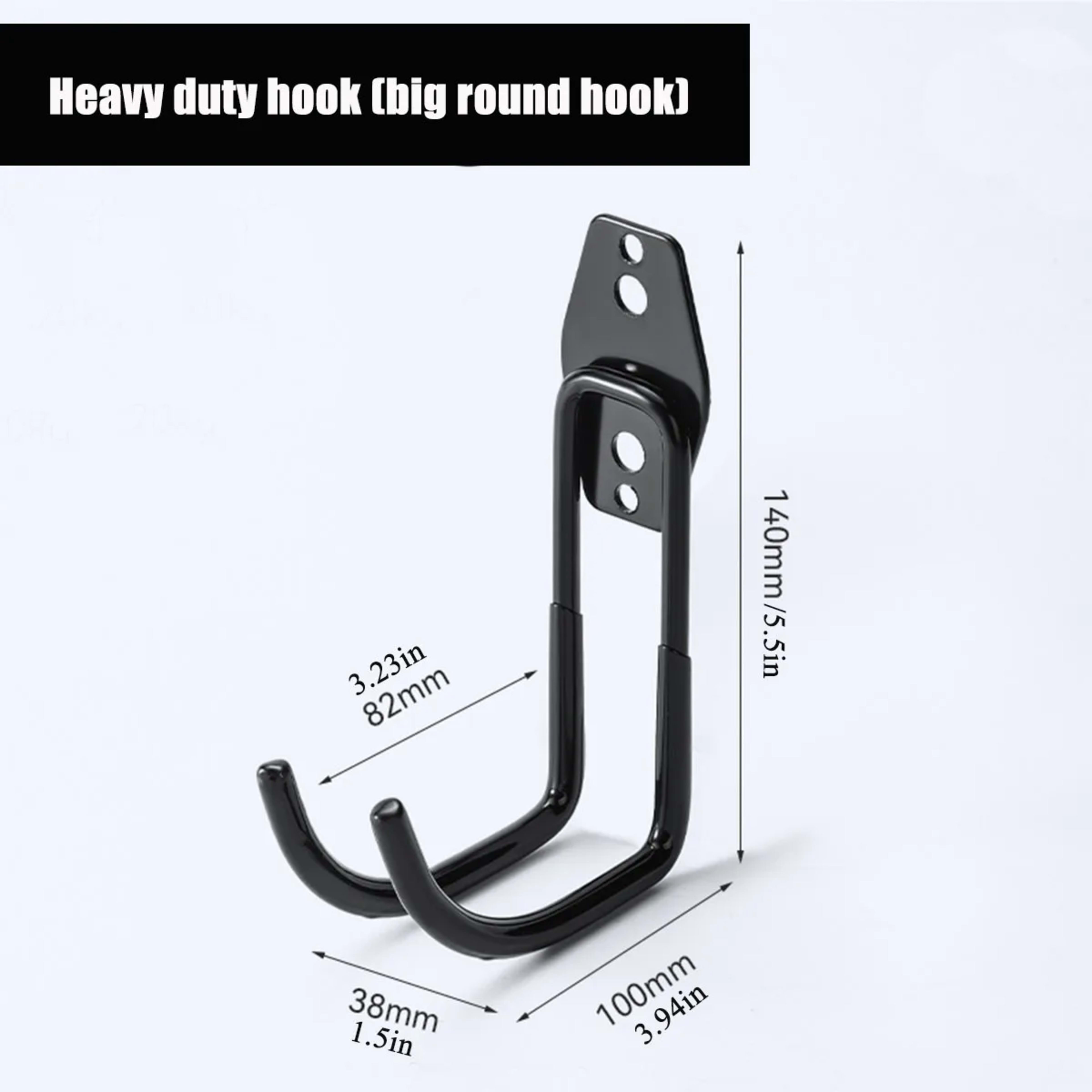 Garage Storage Utility Hooks,Garage Garden Tool Organizer,Hanging Utility Wall Mount Hooks,Heavy Duty Tool Storage Organ 8