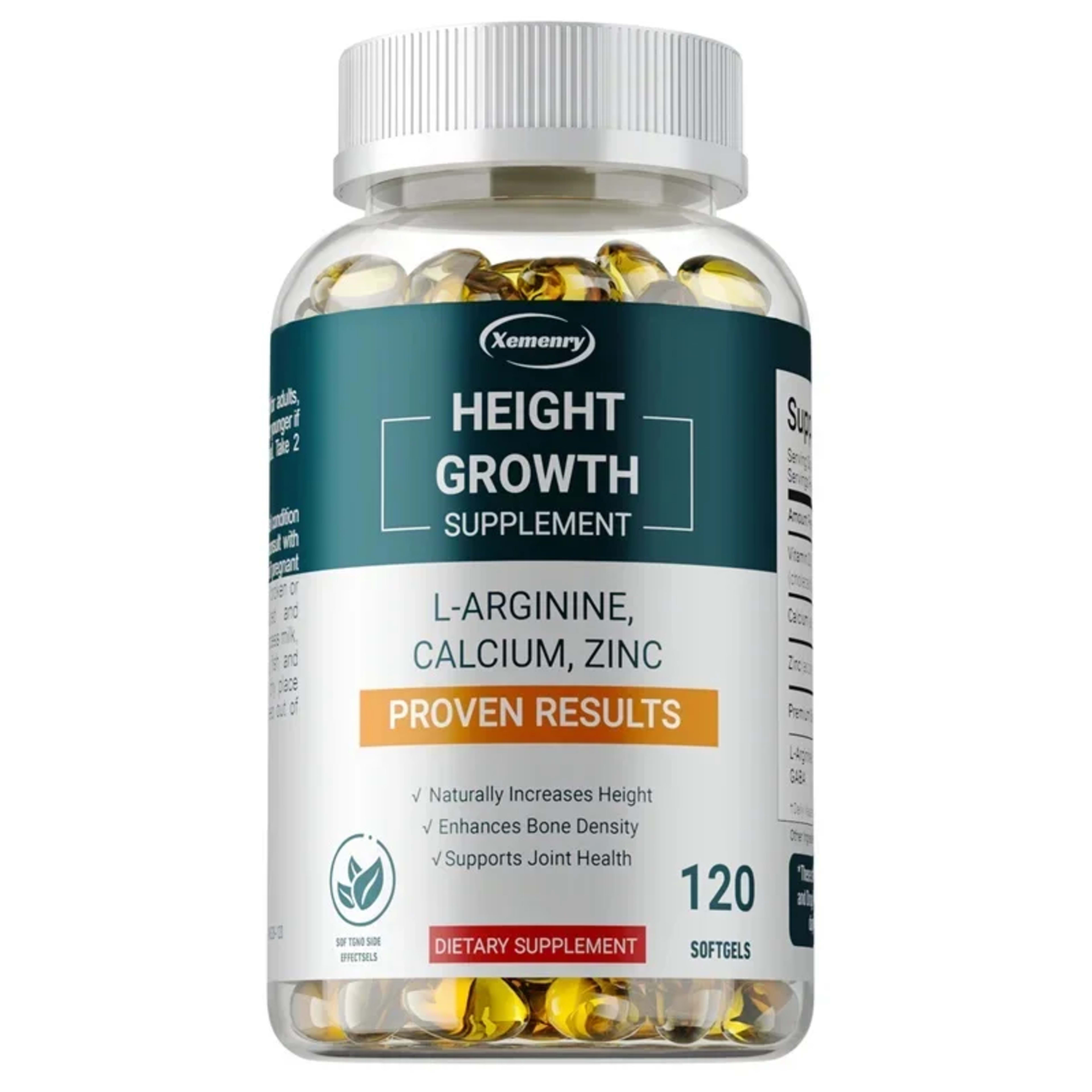 Height Growth Supplements - Supports Bone and Joint Health, Natural Height Growth, Promotes Absorption, and Boosts Immun 8