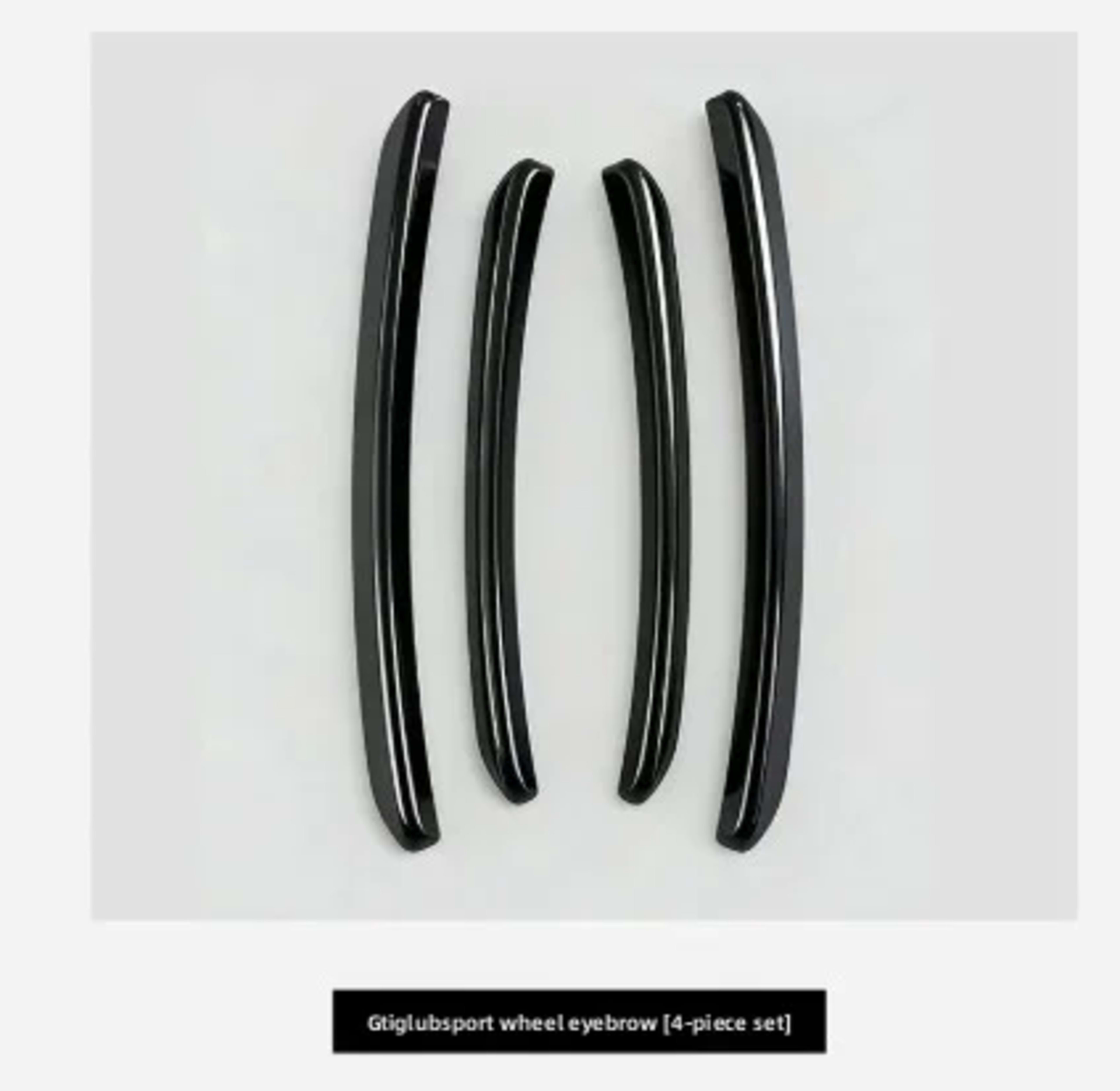 Car Accessories Popular A Set Sut for Mud Flaps Arch Wheel Eyebrow Lips Strips Sticker Trim for Golf 8 Car Fender Flare