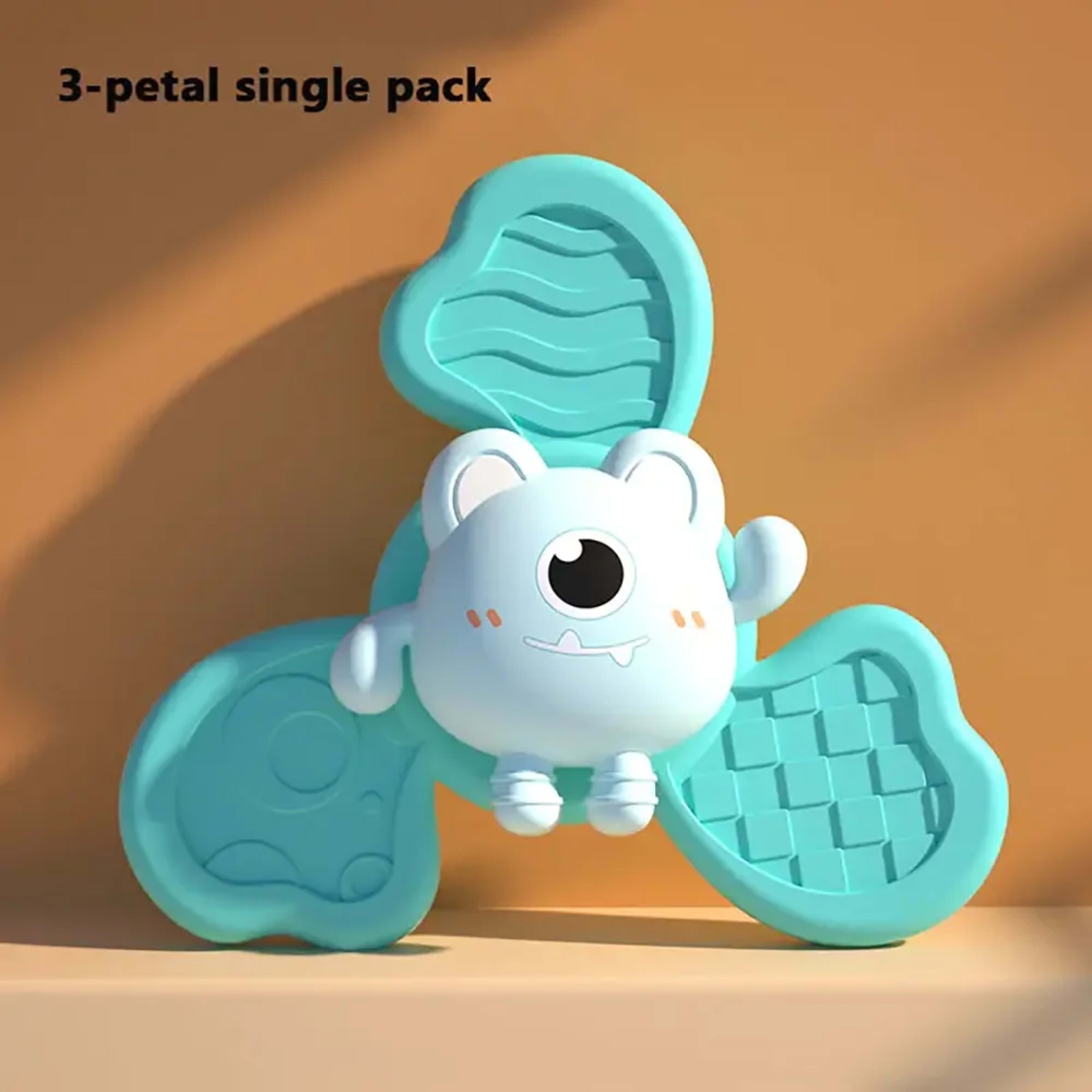 Baby Bath Toys Funny Bathing Sucker Spinner Suction Cup Cartoon Rattles Fidget Educational ToysChristmas Birthday Gifts  4