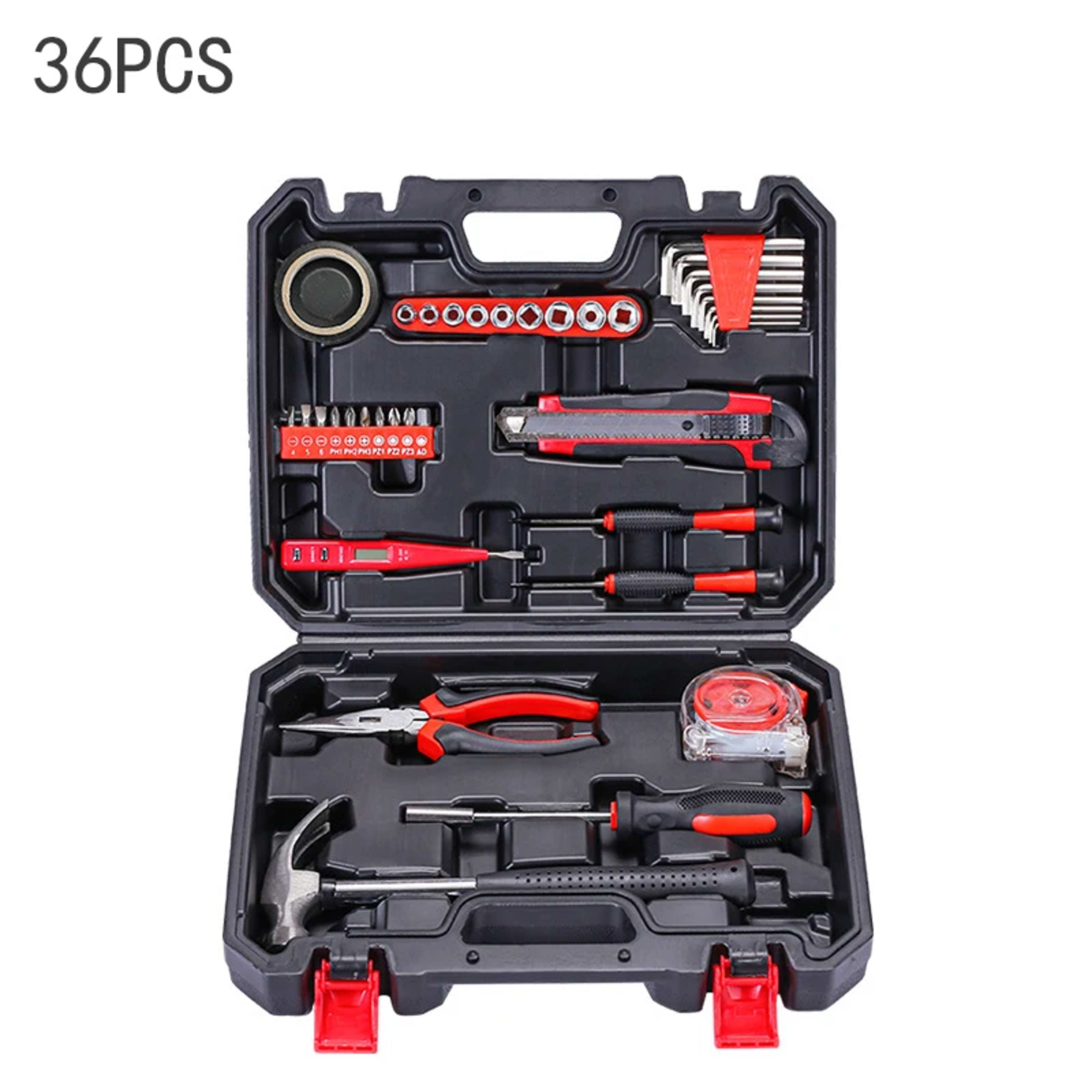 Household DIY Hardware Tools Set Toolbox Electrician Carpenter Multi Functional Portable Manual Repair Tool Combination  12