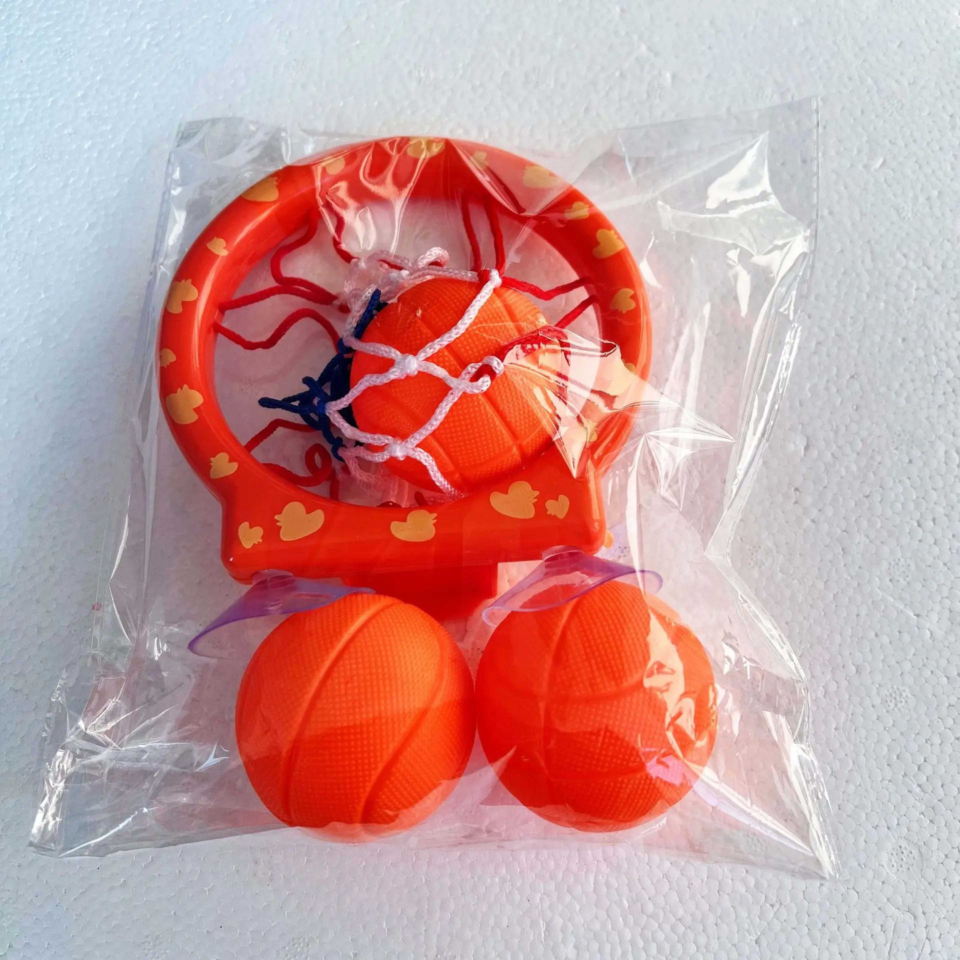 Baby Bath Toy Toddler Boy Water Toys Bathroom Bathtub Shooting Basketball Hoop with 3 Balls Kids Outdoor Play Set Cute W 5