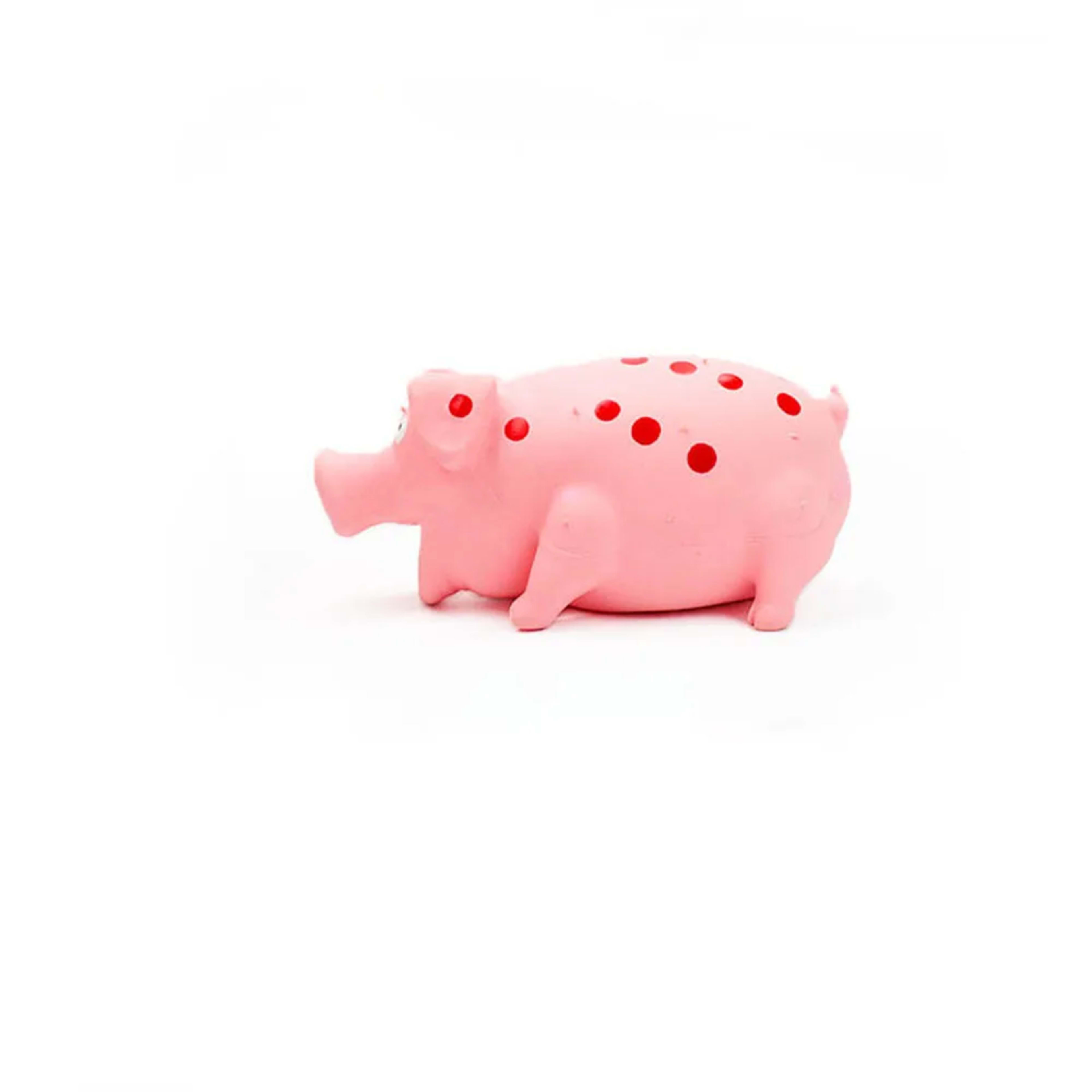 Pet Latex Pig Toy - Squeaky, Spotted, Durable Chew & Molar Toy for Dogs, Pet Puzzle Supplies 2