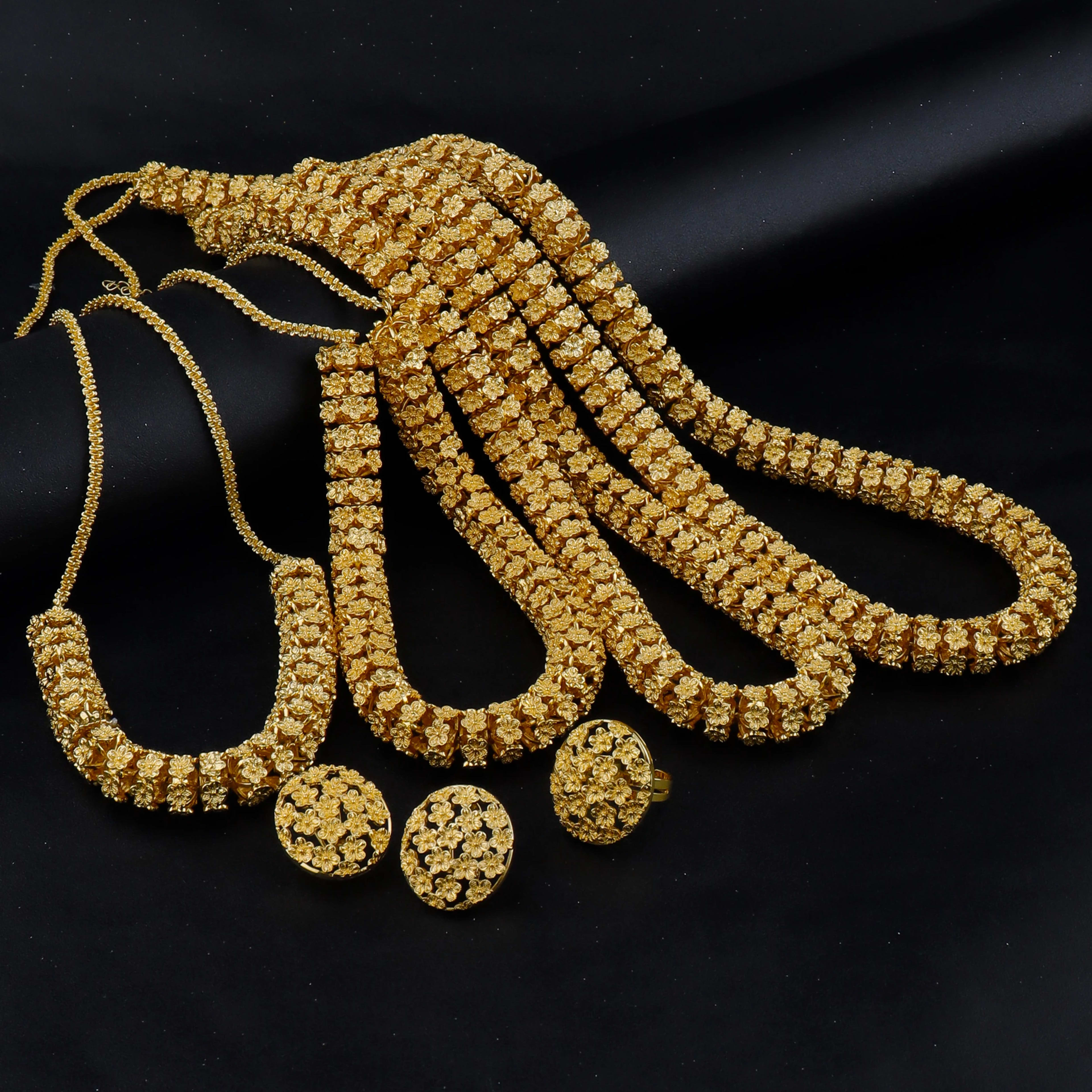 Women’s Jewelry Set Dubai High-quality Luxury Jewelry New Trendy African Women Jewelry Brazilian Bold Jewelry Set Wholes 5