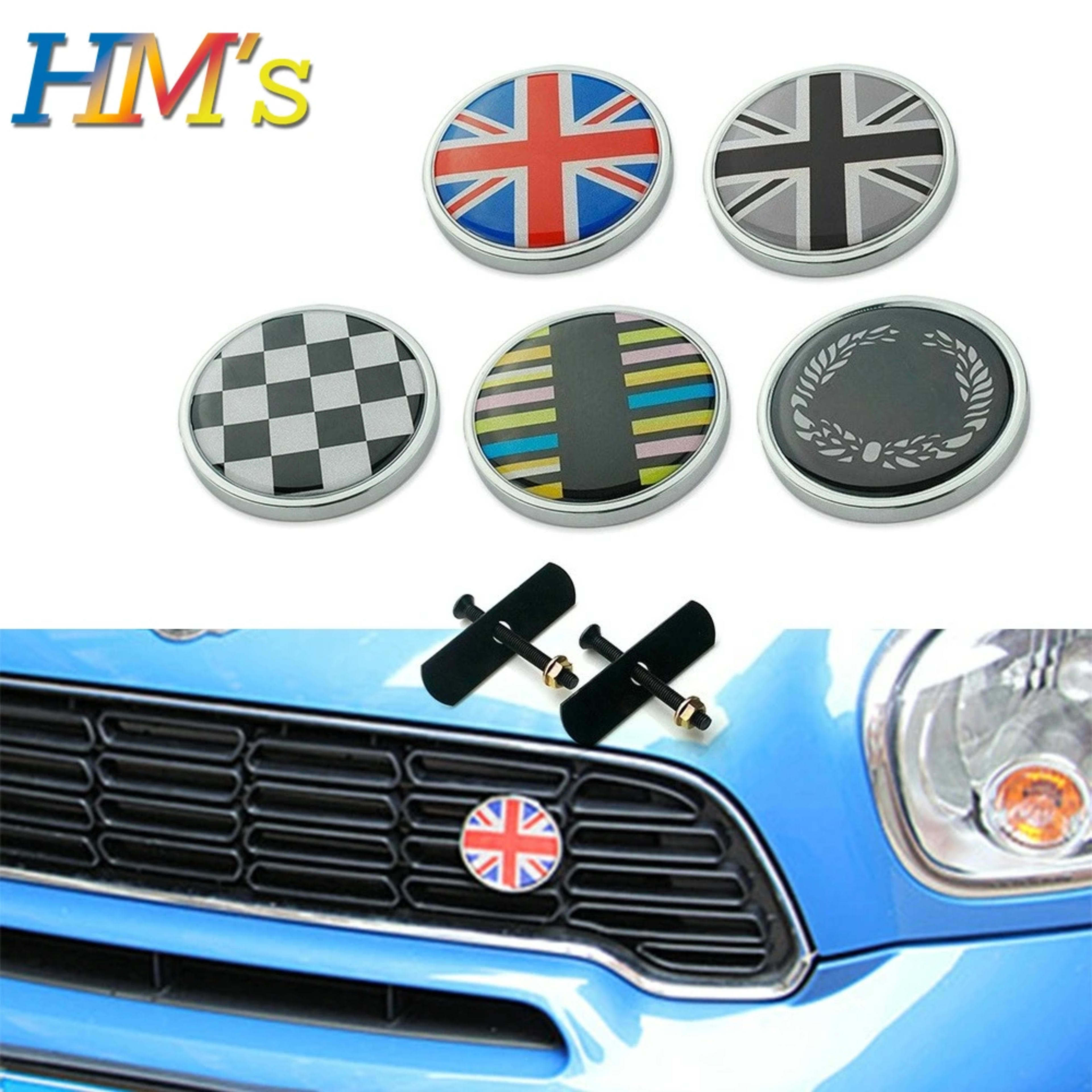 Car Accessories For MINI Cooper S One R55 R56 R60 R61 F54 F55 F56 F60 Front Grill Badge Cover 1