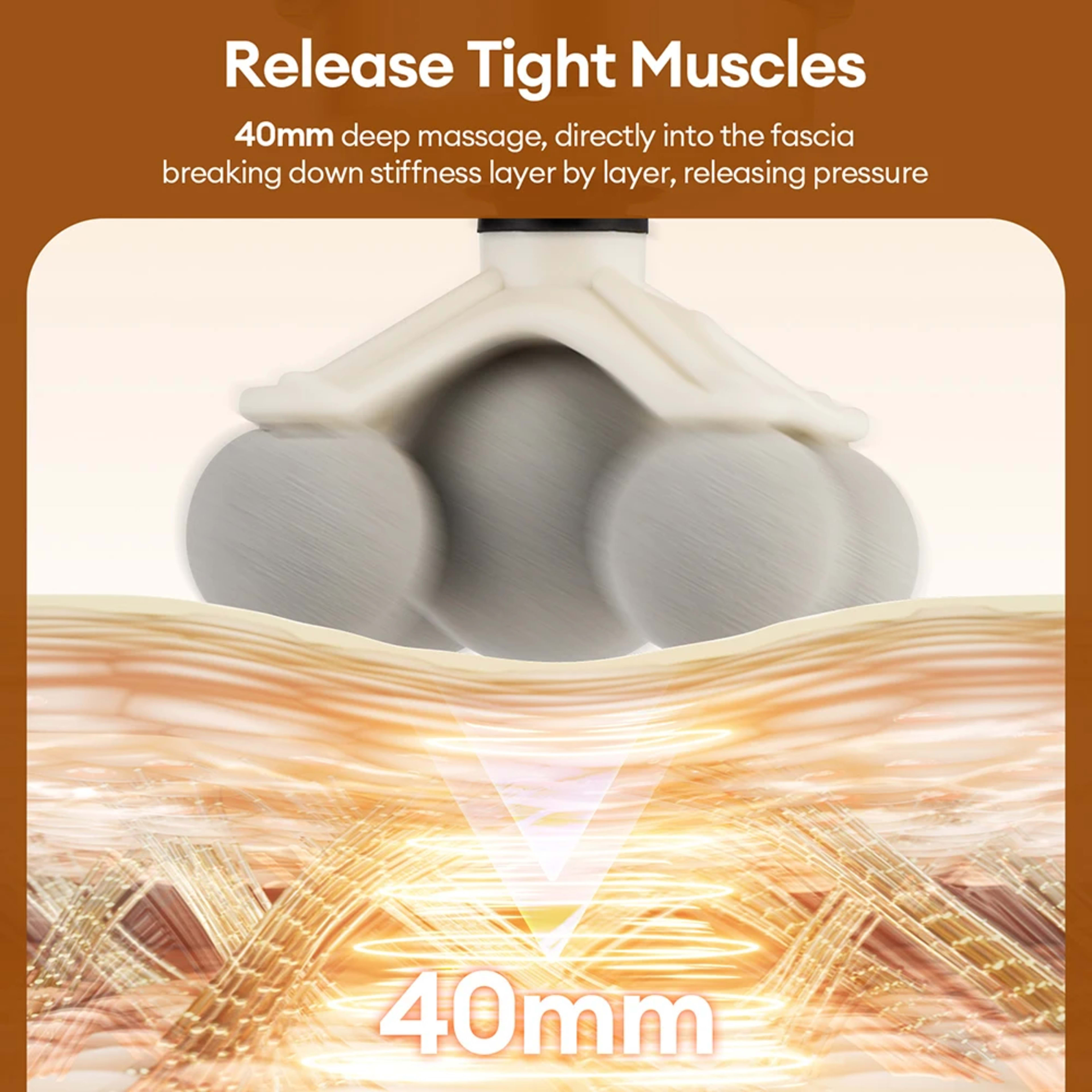 11-IN-1 Electric Massage Gun 99 Level Powerful Fascia Gun High-Frequency Vibration Body Massage Gun Arms Leg Muscle masa 6