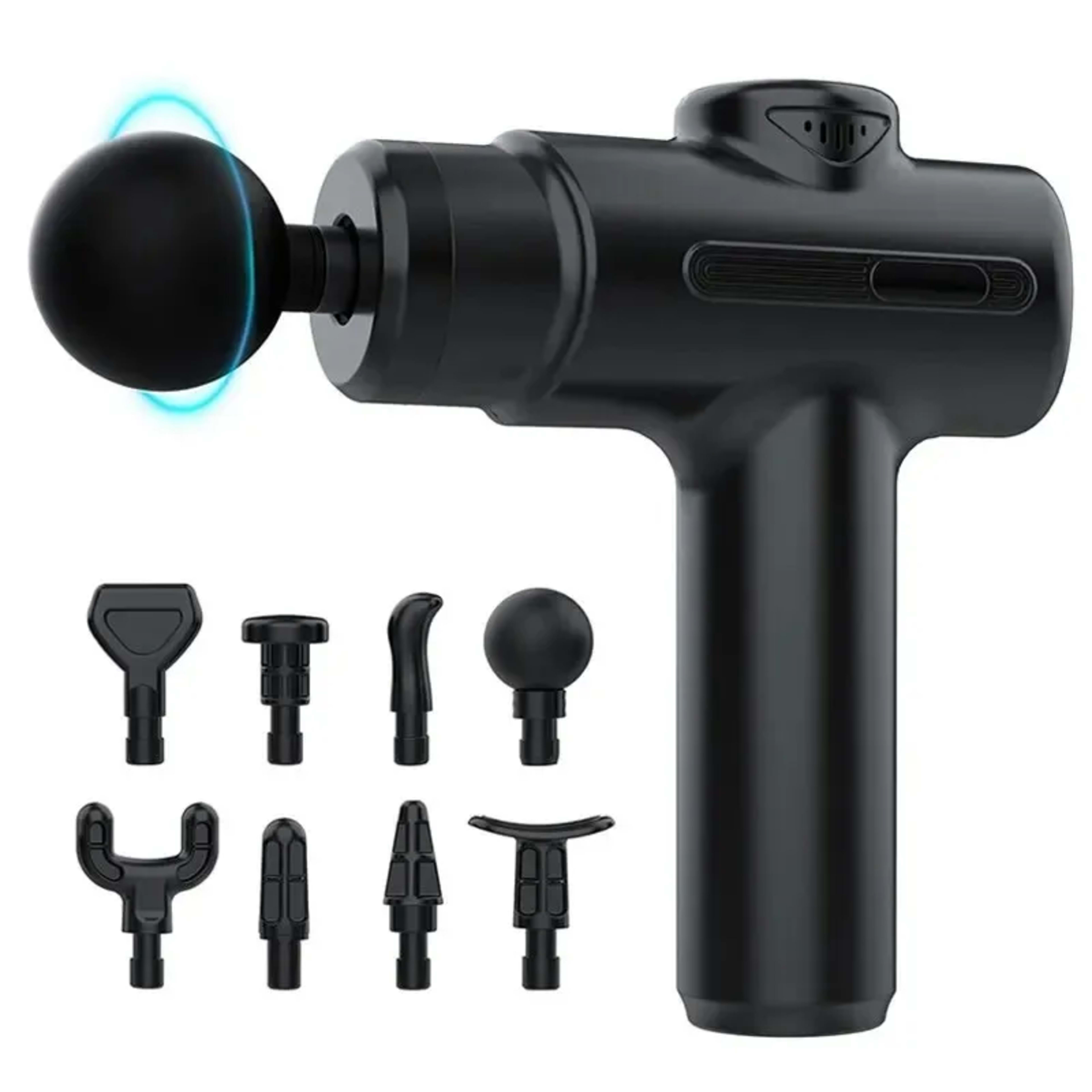 Electric Massage Gun Deep Tissue Facial Massgaer 8 Heads Arms Back Leg Muscle Relaxing For Body Back Arm Sport Fitness 1