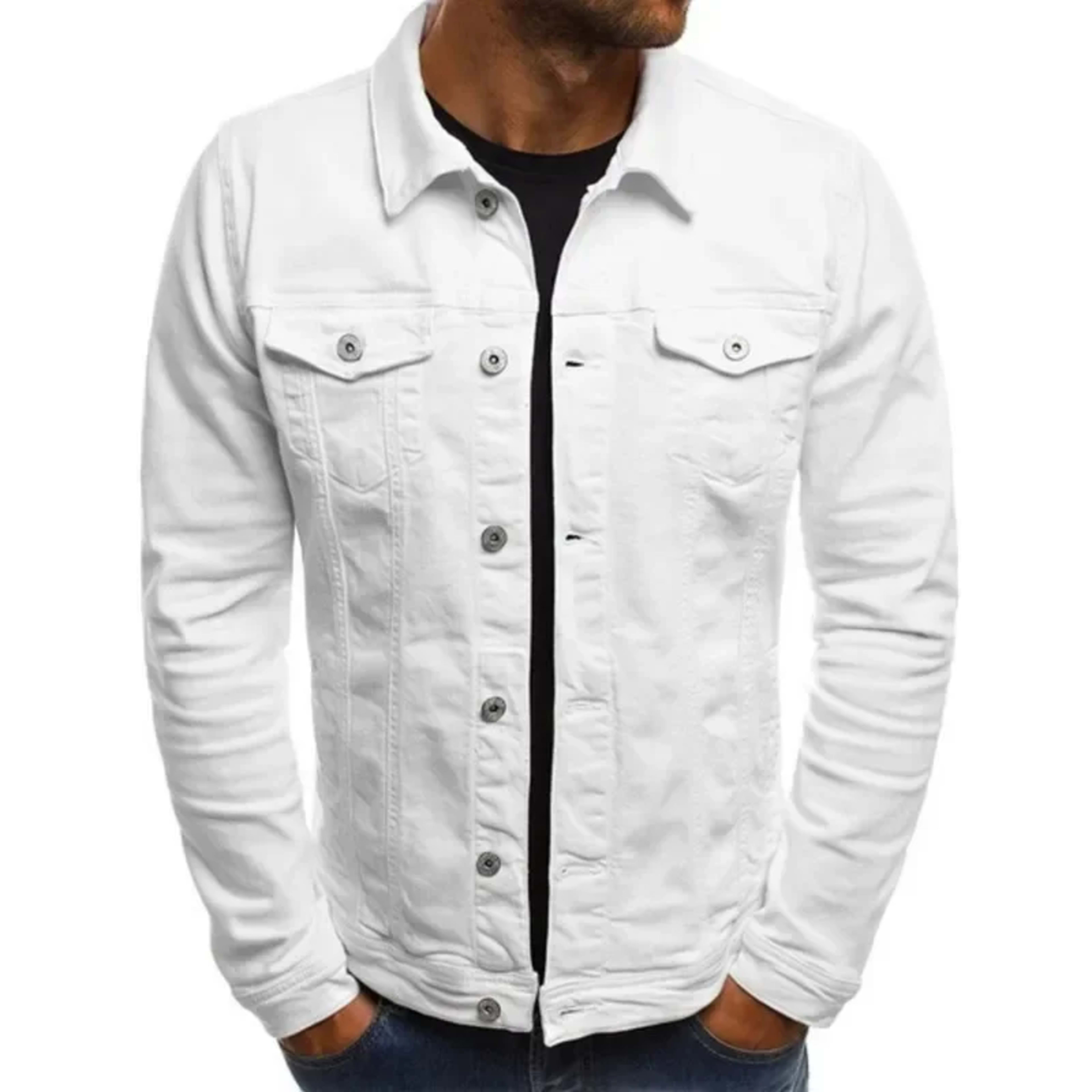 Men's Denim Jackets Streetwear Casual Cotton Classic Slim Jeans Coat Male Clothes Cowboy Jacket Ropa Para Hombre 3