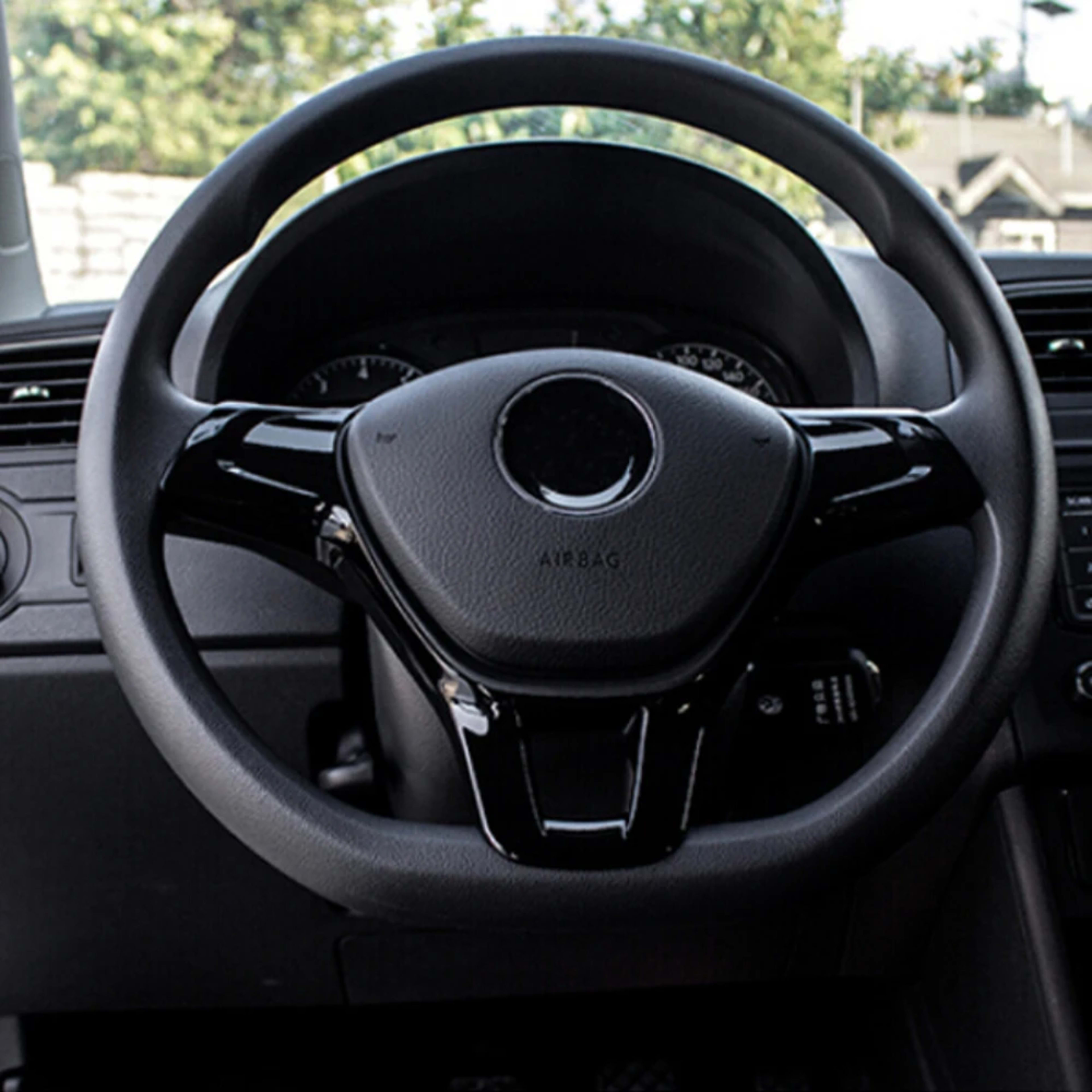 Car accessories Steering Wheel Trim For Volkswagen T-ROC C-TREK T-Cross TAYRON Phideon Teramont Atlas Arteon Fox MULTIVA 5