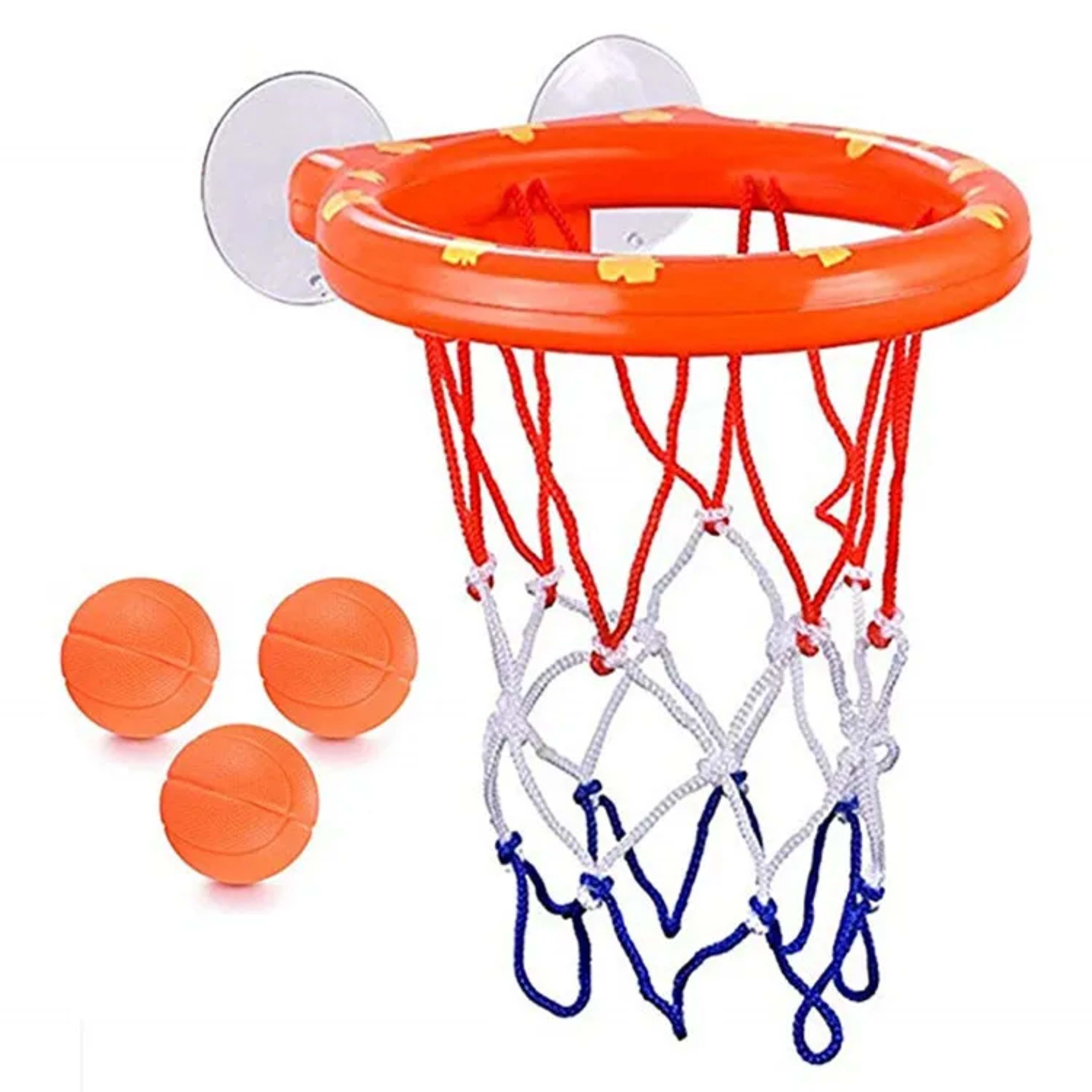 Baby Bath Toy Toddler Boy Water Toys Bathroom Bathtub Shooting Basketball Hoop with 3 Balls Kids Outdoor Play Set Cute W 2