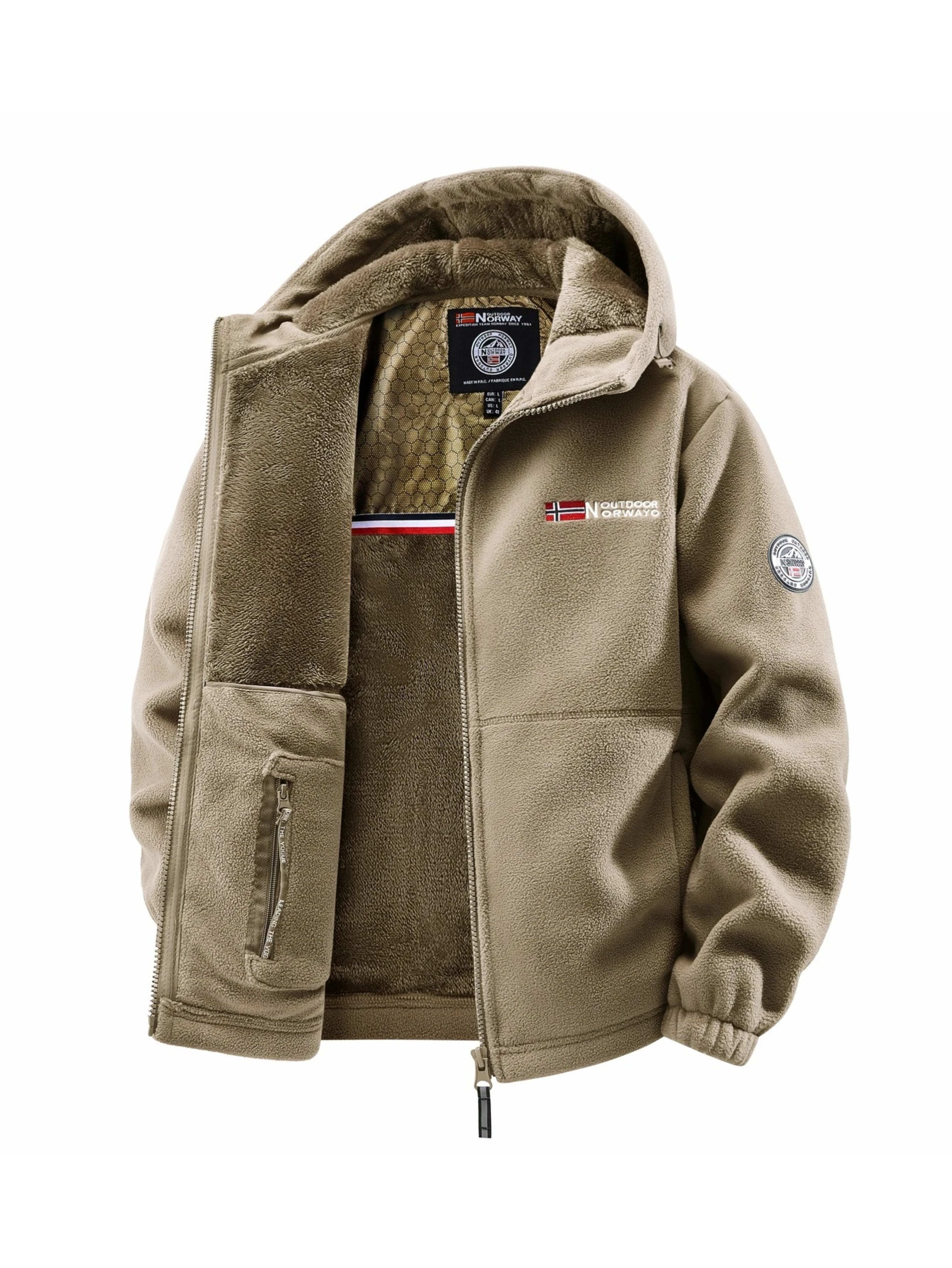 Men's Autumn and Winter Outdoor Hooded Jacket, Suitable for Daily Wear at Home, for Travel, Parties, Commuting, Outdoor  11