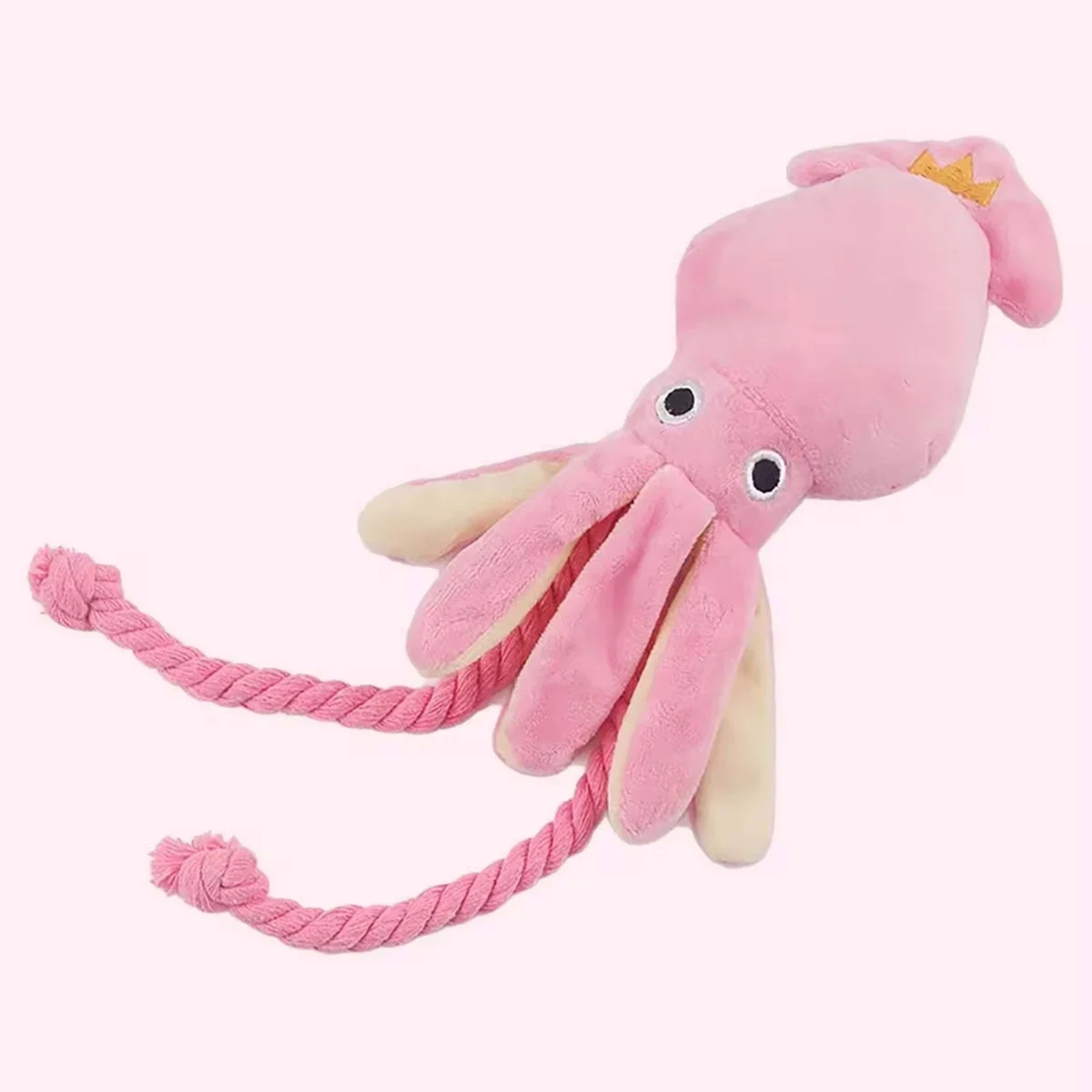 Pet Plush Toy for Small Large Dogs Cats Molar Toys Octopus Shape Interactive Cotton Rope Toy Dog AccessoriesTraining Squ 3