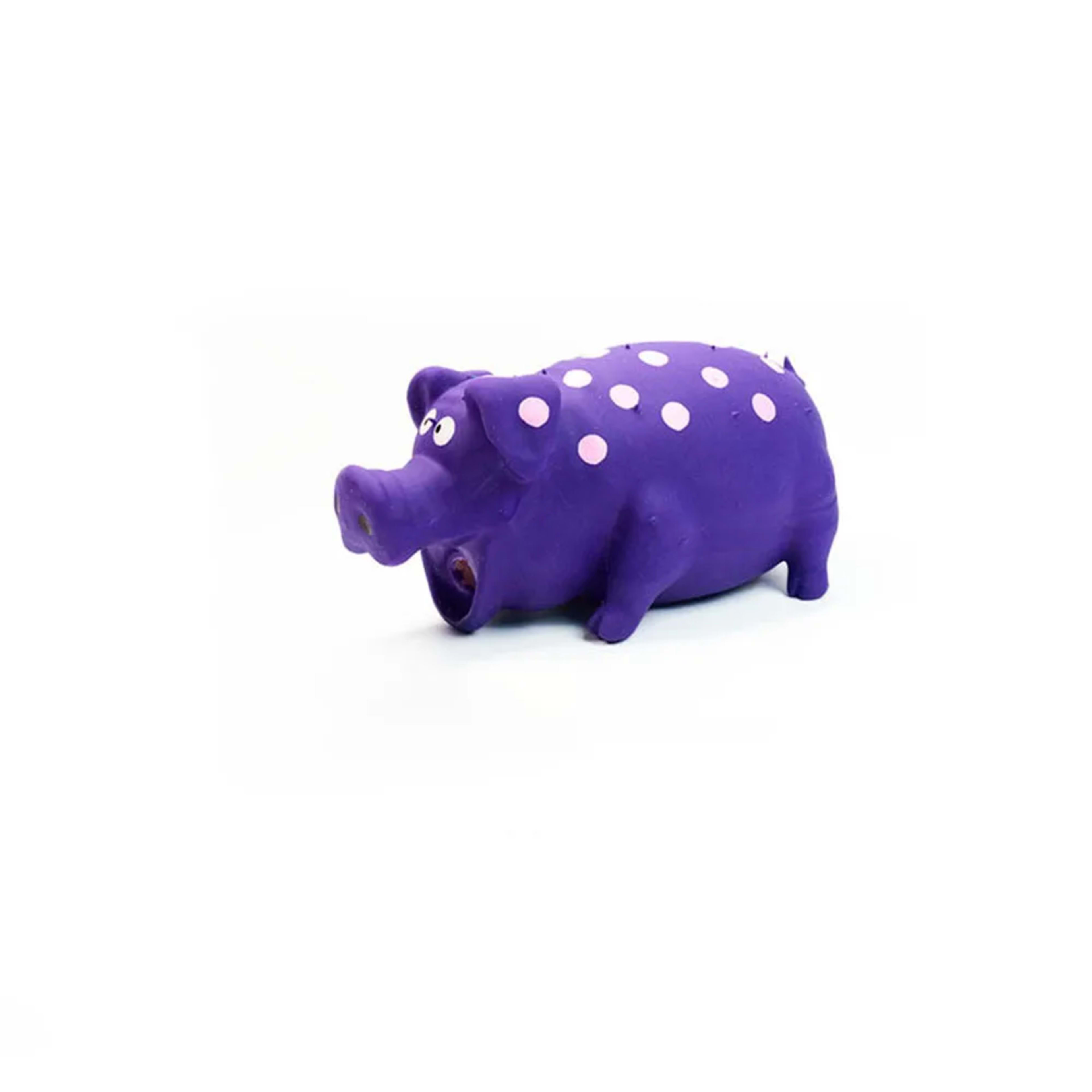 Pet Latex Pig Toy - Squeaky, Spotted, Durable Chew & Molar Toy for Dogs, Pet Puzzle Supplies 5