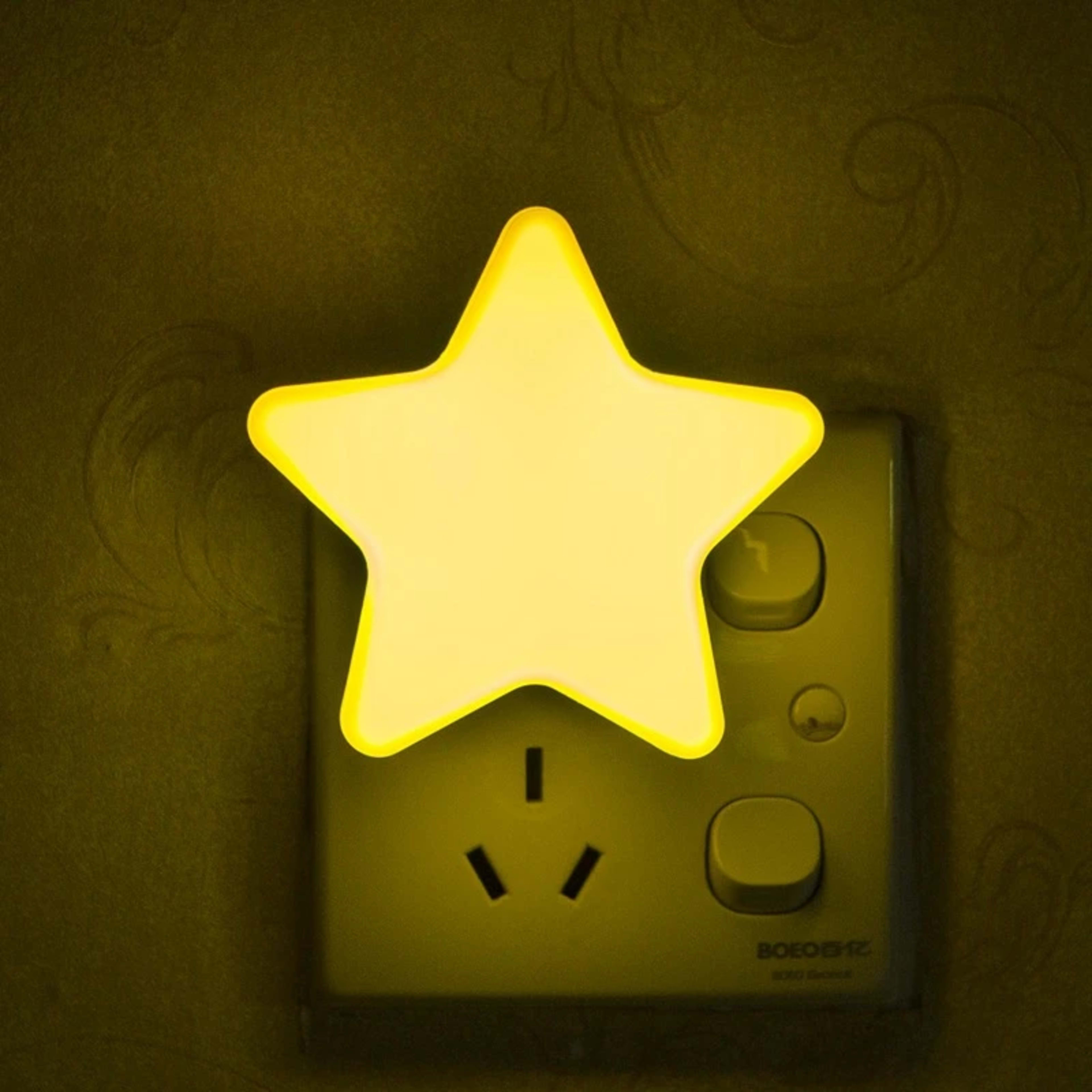 LED Stars Night Lights EU/US Plug Night Lamp Light Home Decoration Bedroom Bedside Baby Room Living Room Corridor Lighti 10