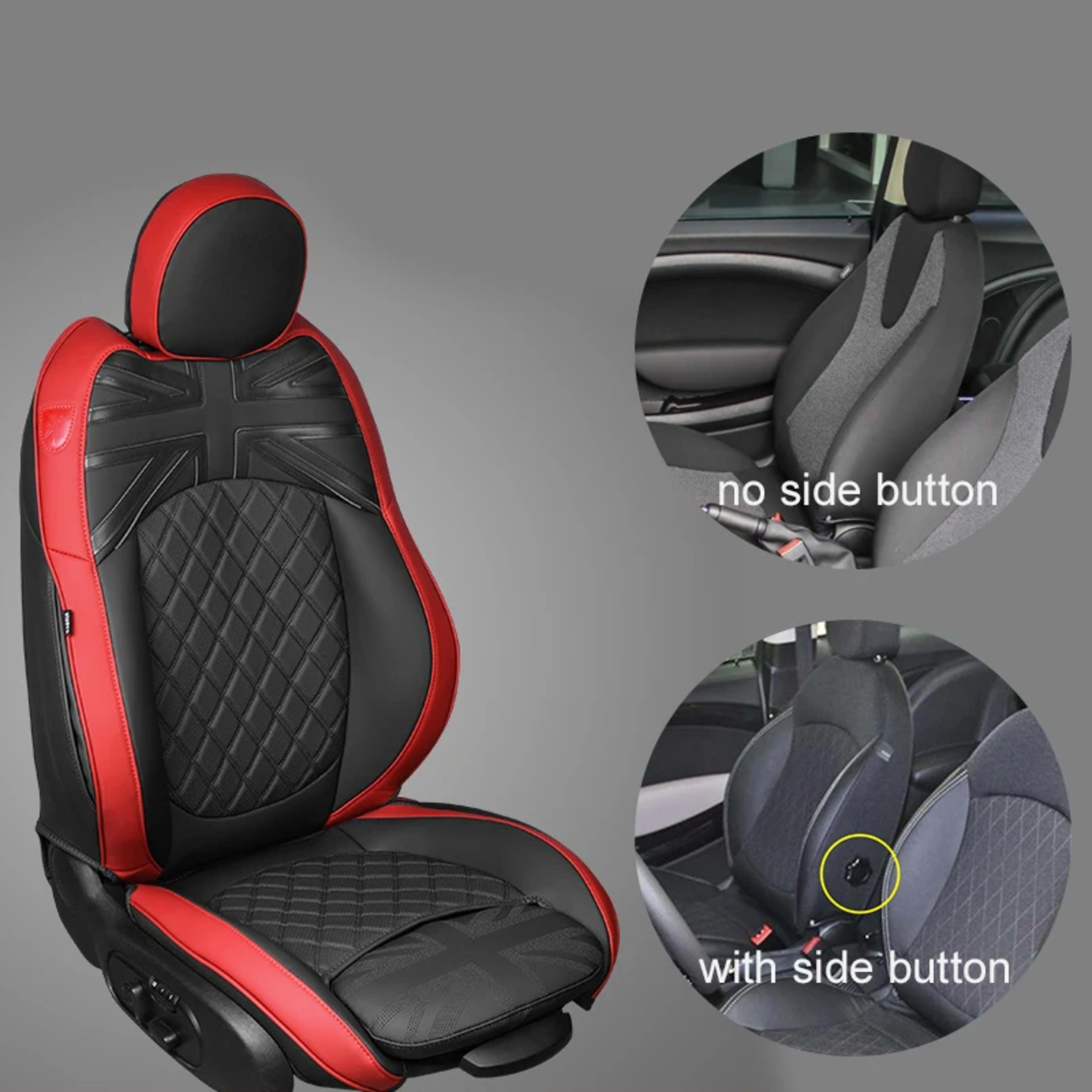 Car Accessories for MINI Cooper R50 R53 HATCHBACK R55 Clubman R56 R57 CABRIO R60 Countryman Custom  Seat Covers Leather  12
