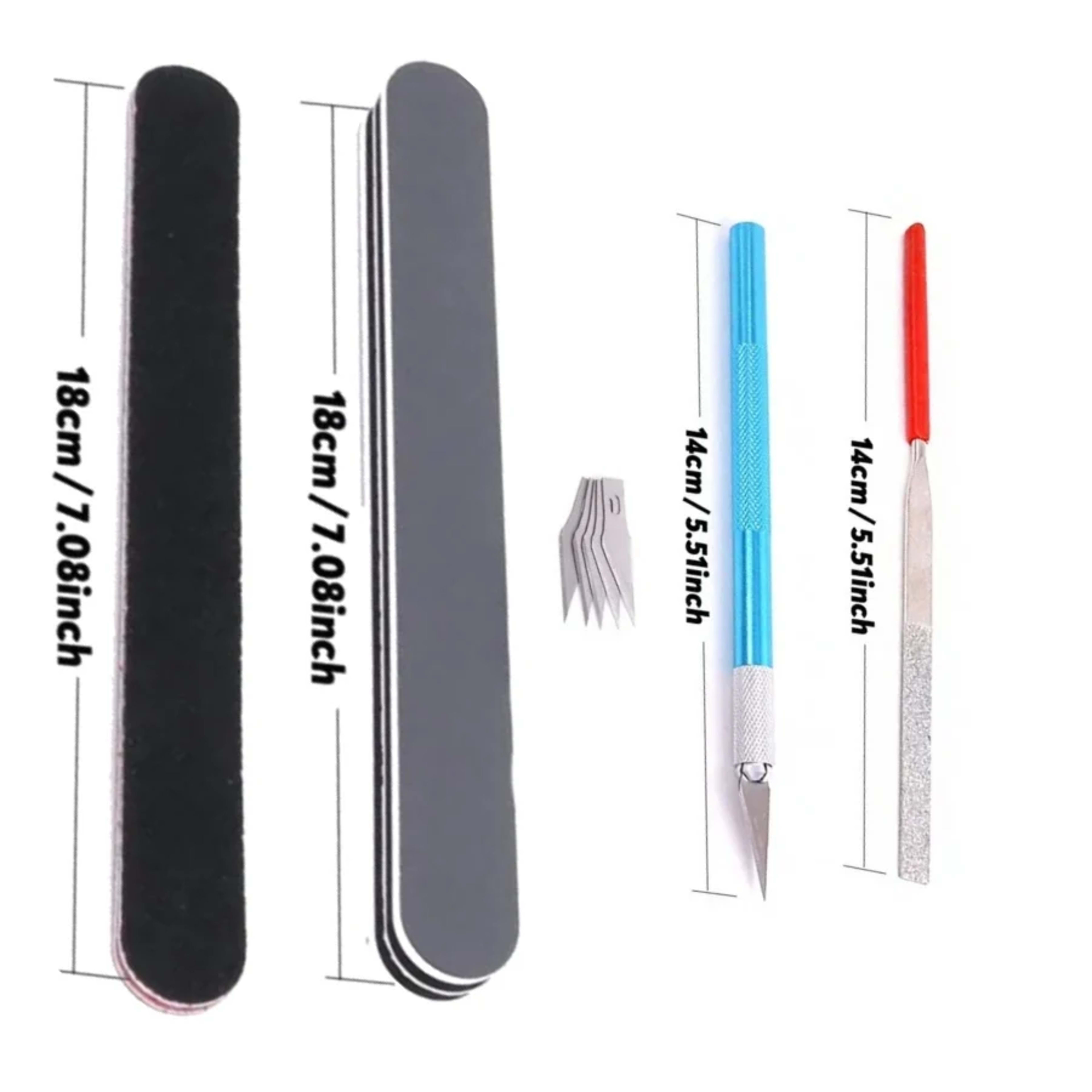Model Basic Tools  Craft DIY Model Car Hobby Building Repairing Assembly Tool Beginner Handmade Scissors Tweezers 4