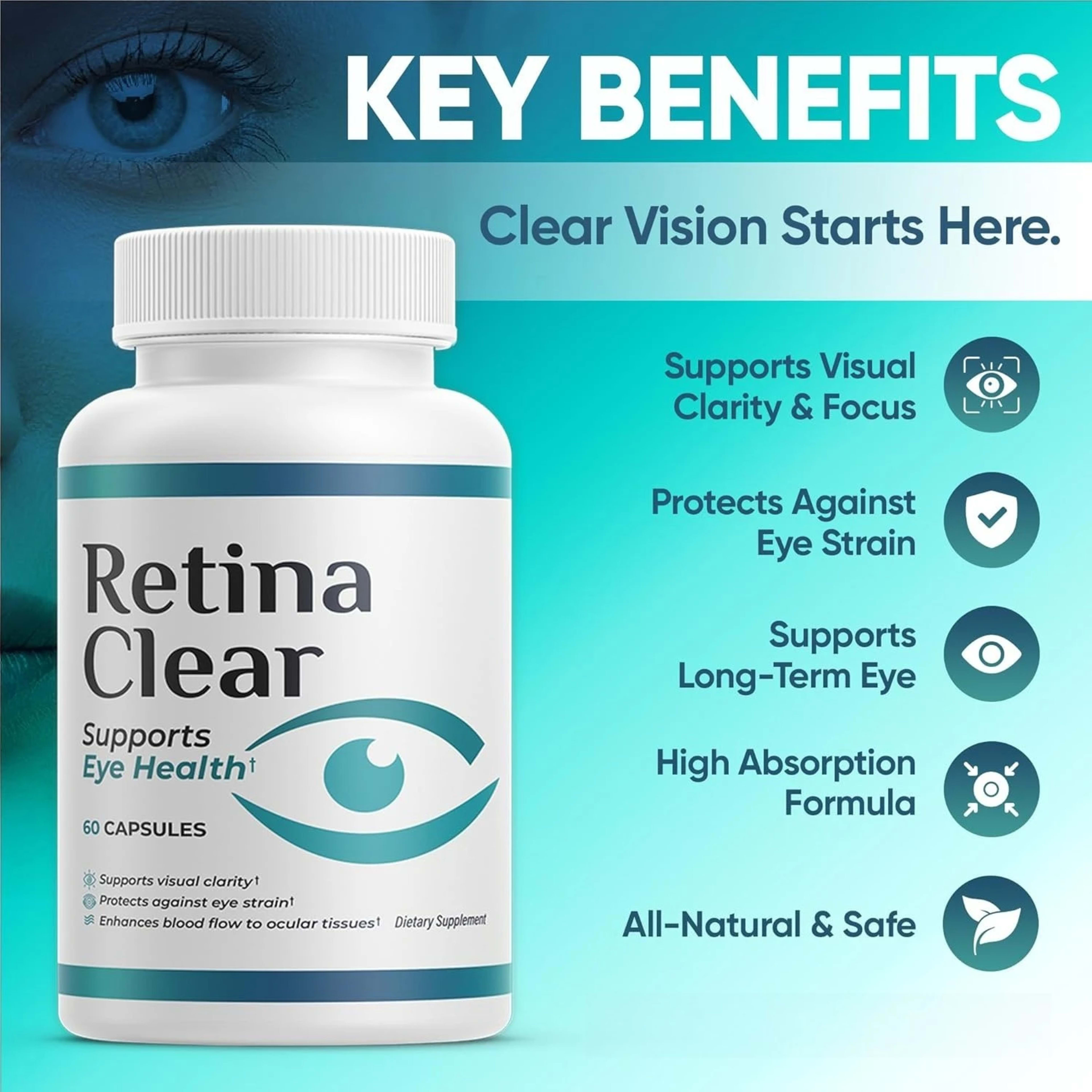Vision Supplement – Eye Health Formula with Lutein, Zeaxanthin, Quercetin & Vitamin,Supports Visual Clarity,Eye Fatigue  2