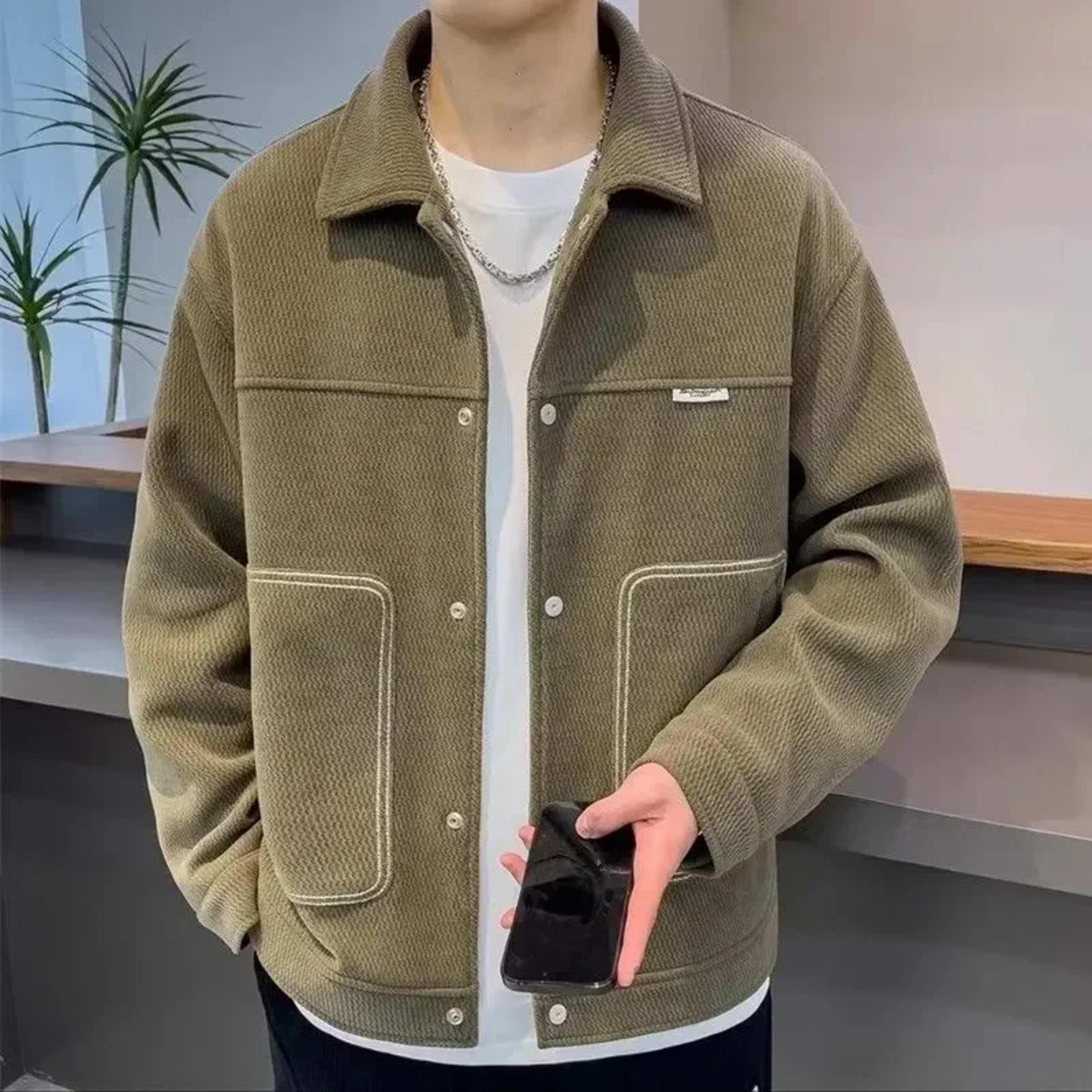 Jacket for Men High Quality Man Coat Stylish Spring Autumn Original Brands Cheap Sale Clothing Fashion 2025 Fast Delvery 3