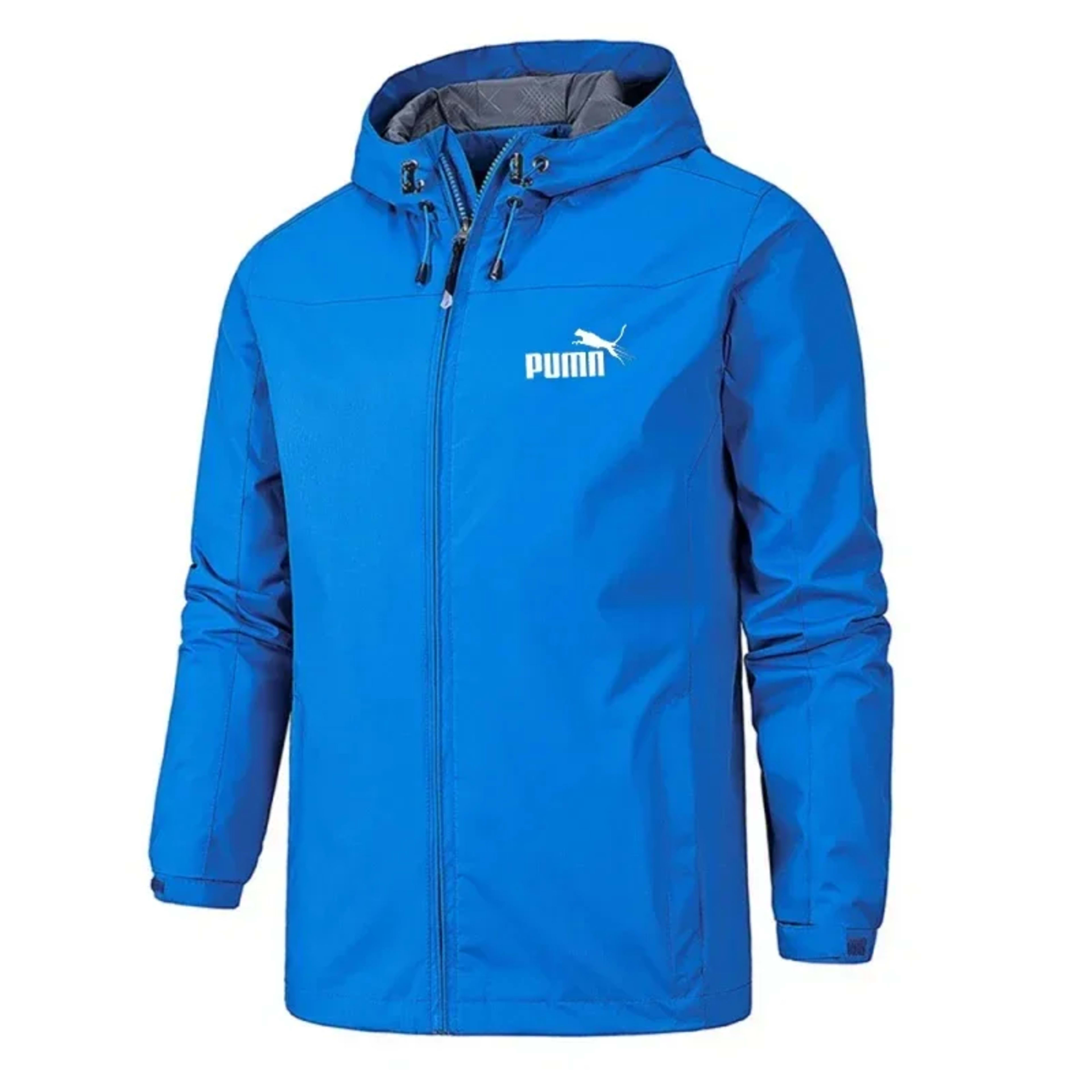 Men's hooded waterproof jacket, camping, outdoor, mountain climbing, windproof, lightweight, long-sleeved outdoor jacket