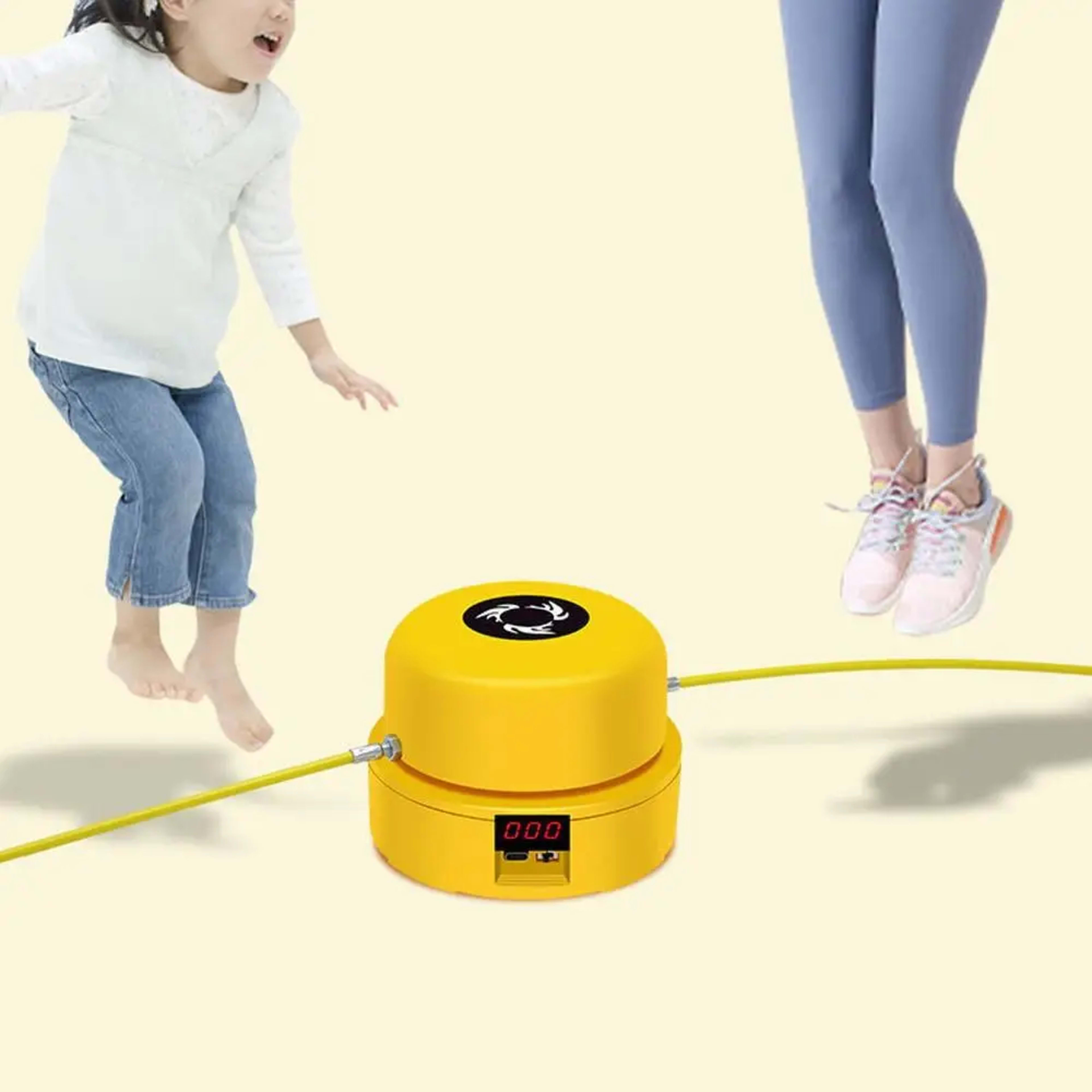 Fitness Equipment Electric Skipping Rope Machine Fun Sports Multi-Person Jump Rope Machine Auto Count Remote Control 5