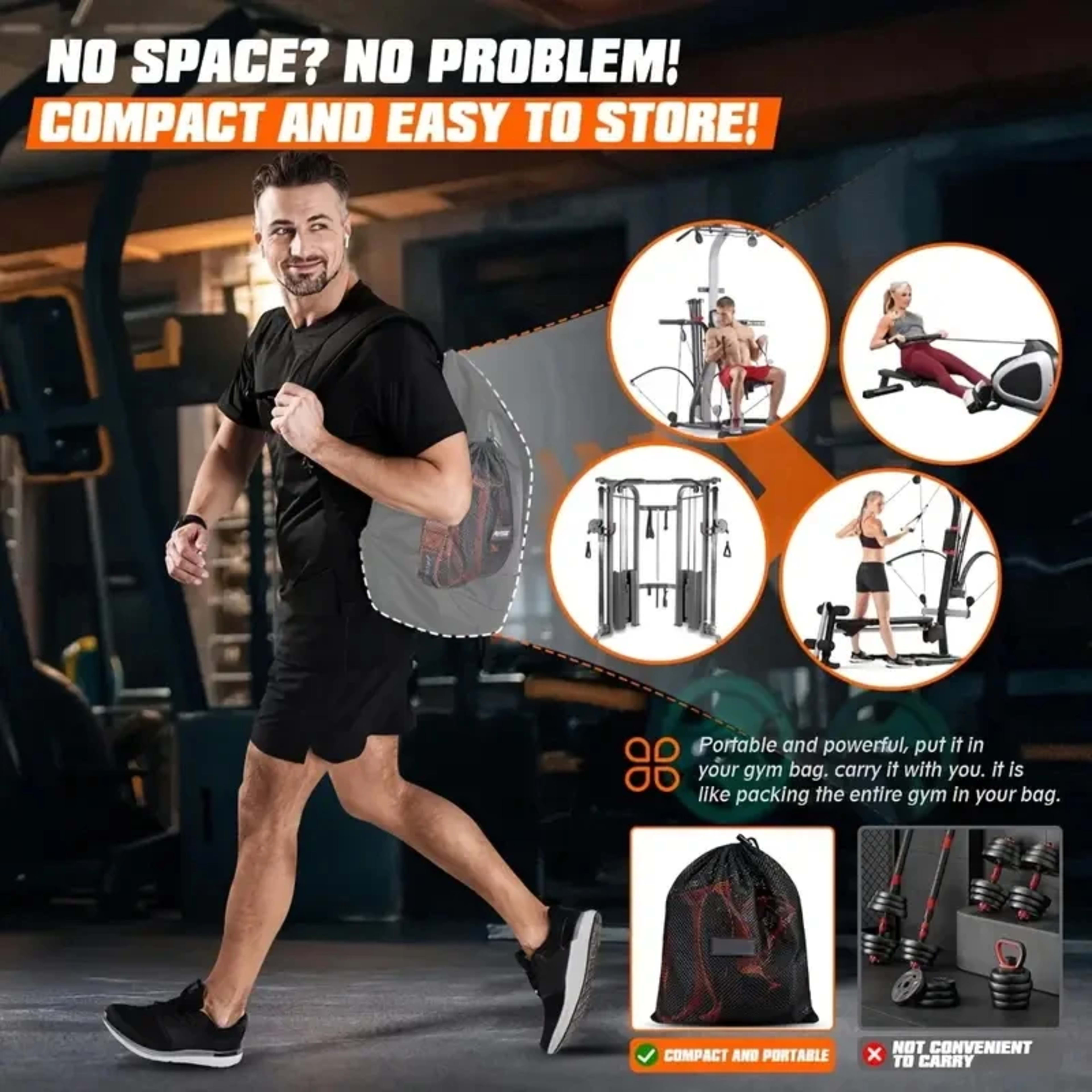 Home fitness equipment. A resistance band used for downward pressure and other exercises to shape your triceps, latissim 5