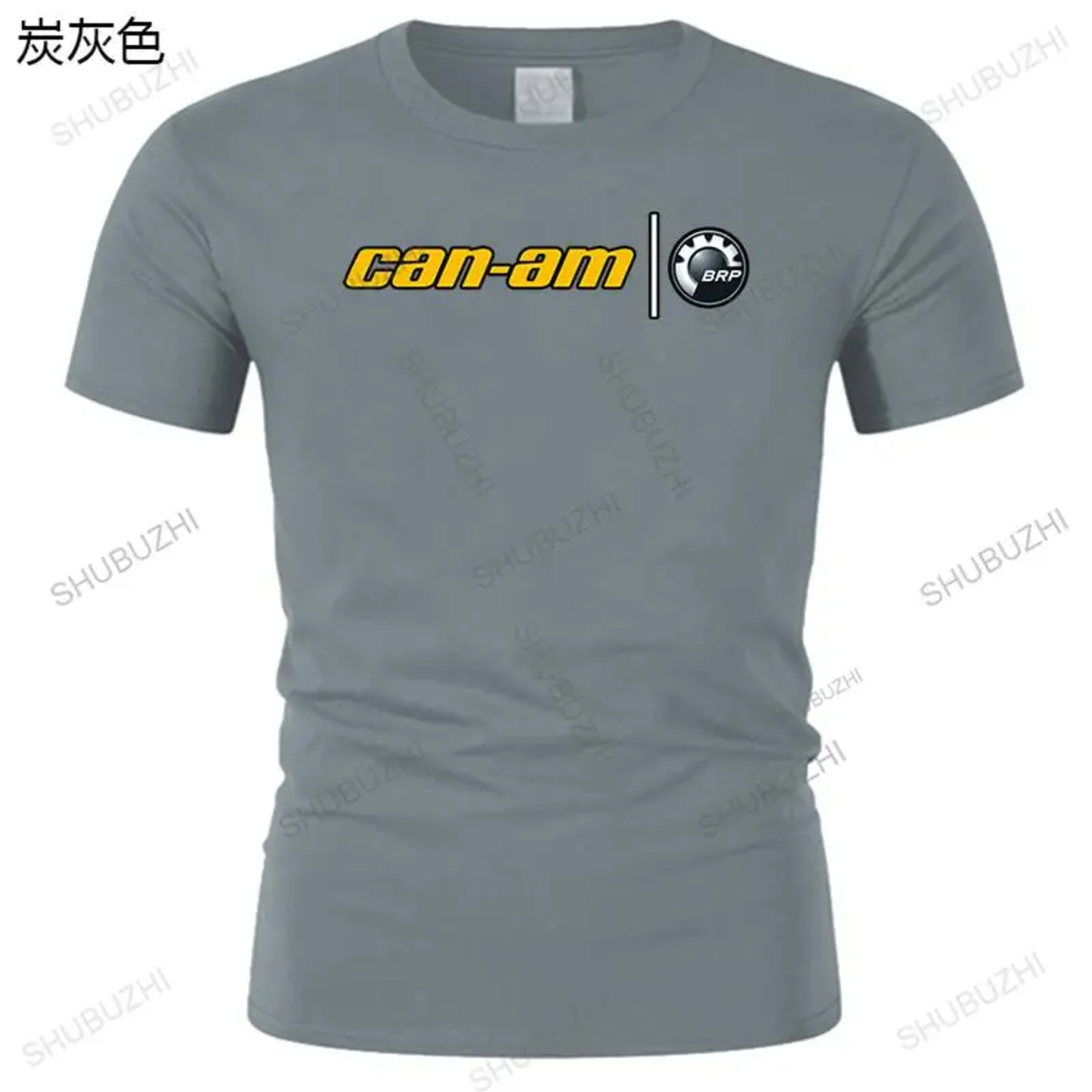 Men T shirt Fashion Classics Can Am Logo s Black T Shirt Printed Funny Graphic Tee Shirt Round Neck Tops women short sle 10