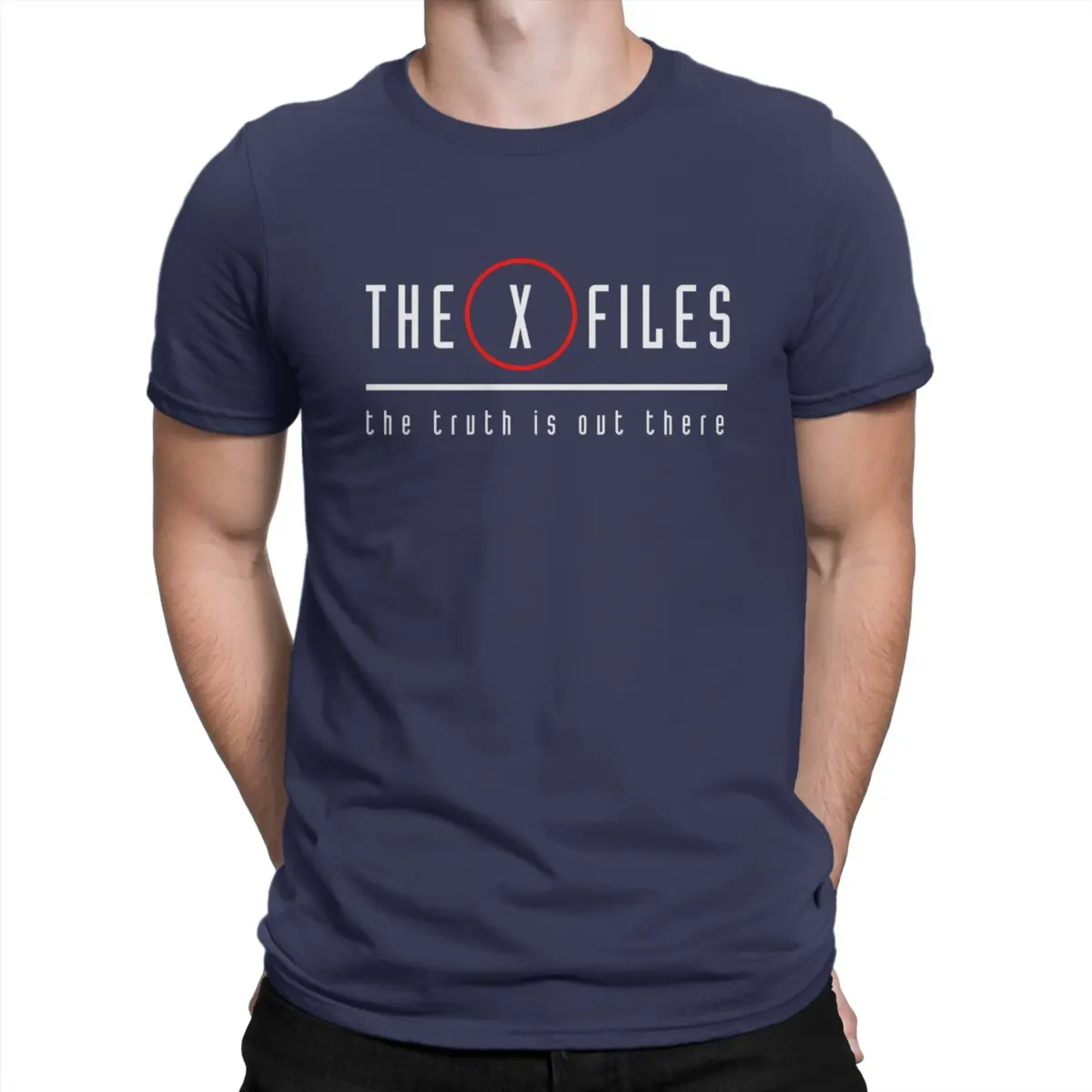 Men's T-Shirts The Truth Is Out There Crazy 100% Cotton Tee Shirt Short Sleeve The X Files T Shirt Crewneck Tops New Arr 7
