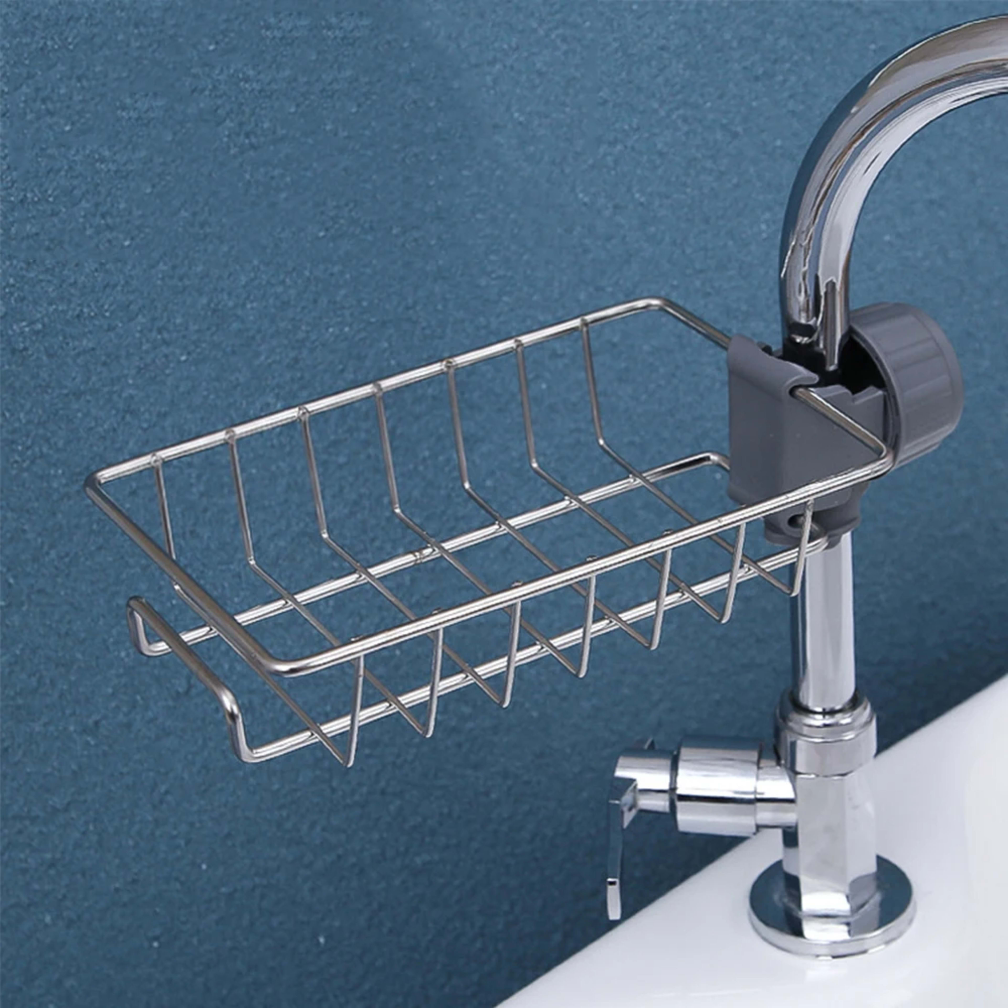 Kitchen Sink Drain Rack Sponge Storage Flexible Faucet Holder Soap Drainer Towel Rack Shelf Organizer Kitchen Accessorie 5