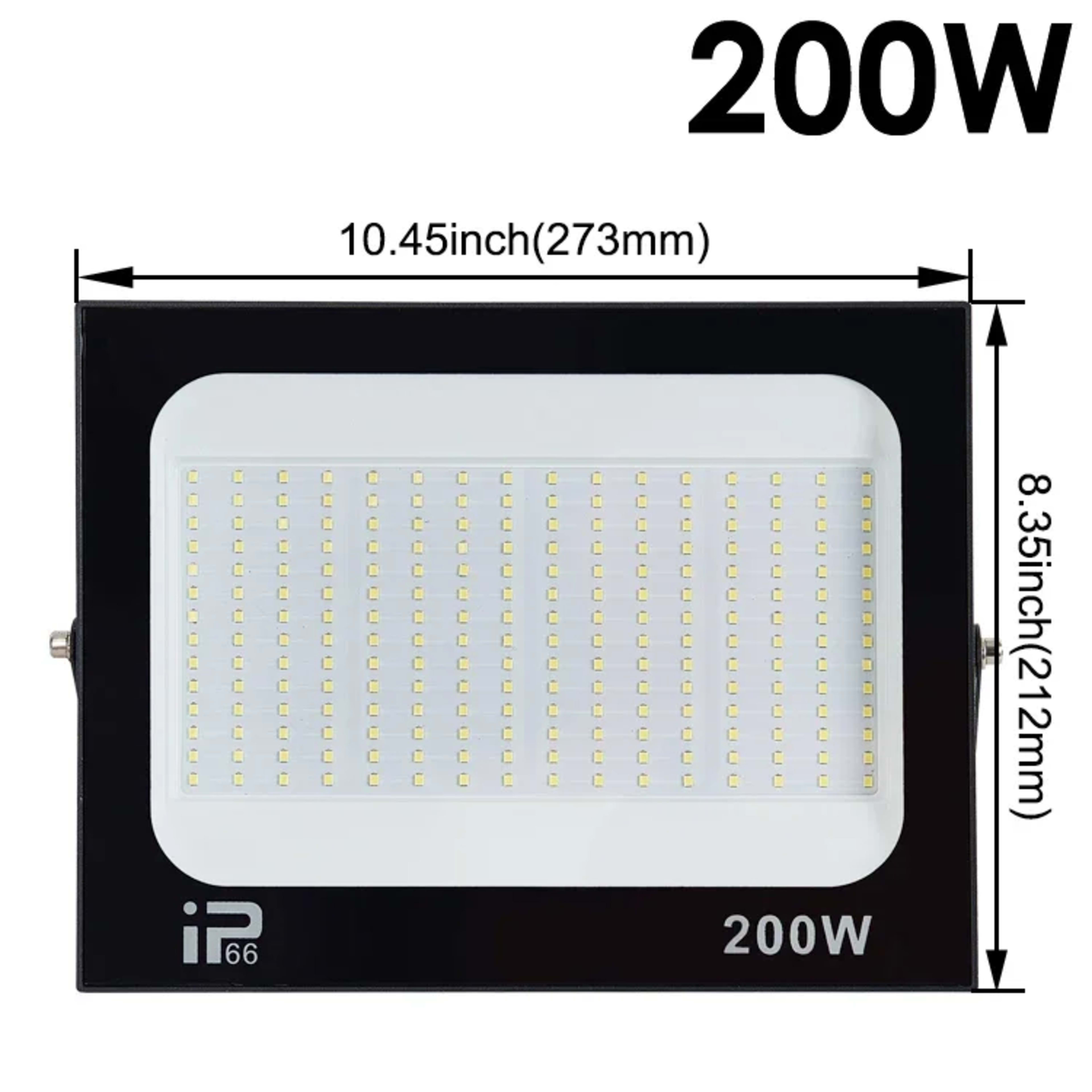 LED Flood Light Spotlight 100W 150W 200W Outdoor Lighting 6500K Waterproof Garage Gym Street Gate Wall Lamps Floodlights 12