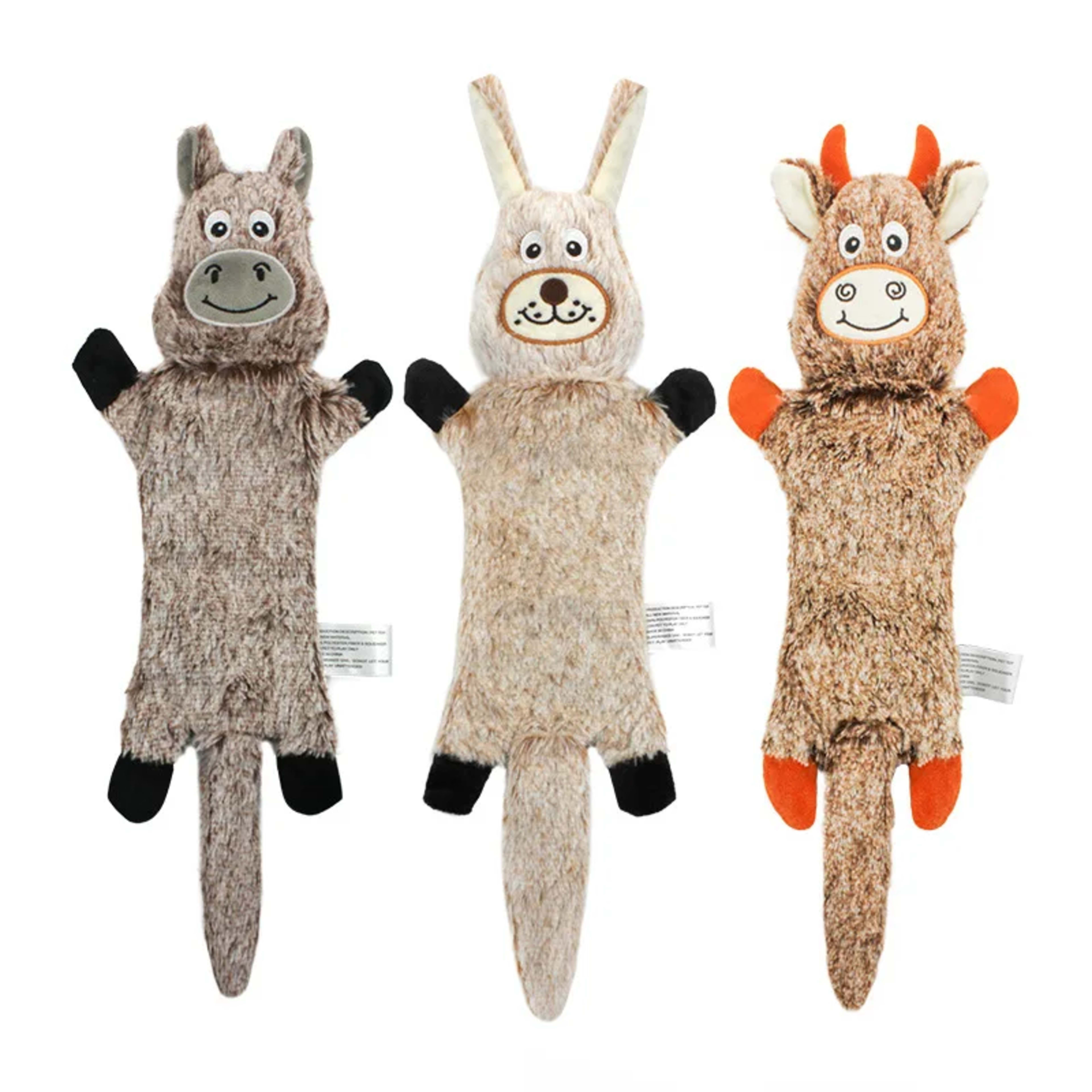 Pet Training Toy - Durable Chew Resistant Squeaky Plush Toy for Dogs Puppies, Interactive Molar Teething Supplies for Sm 1