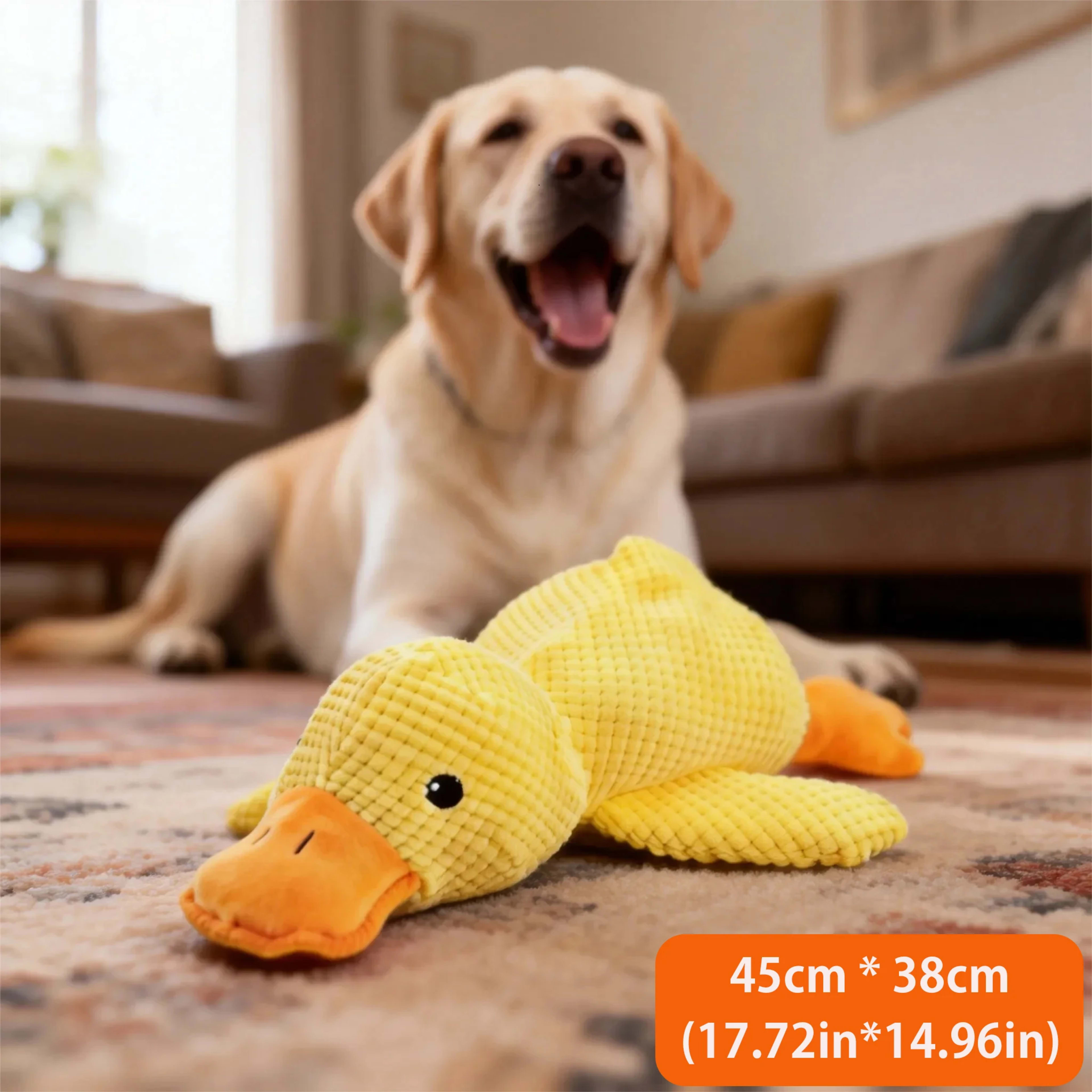 New Dog Toy Plush Blue Goose Pet Teddy Puppy Large Dogs Toys Duck Tough Bite Chew Plush Sound Toy Relieve Boredom Pet Su