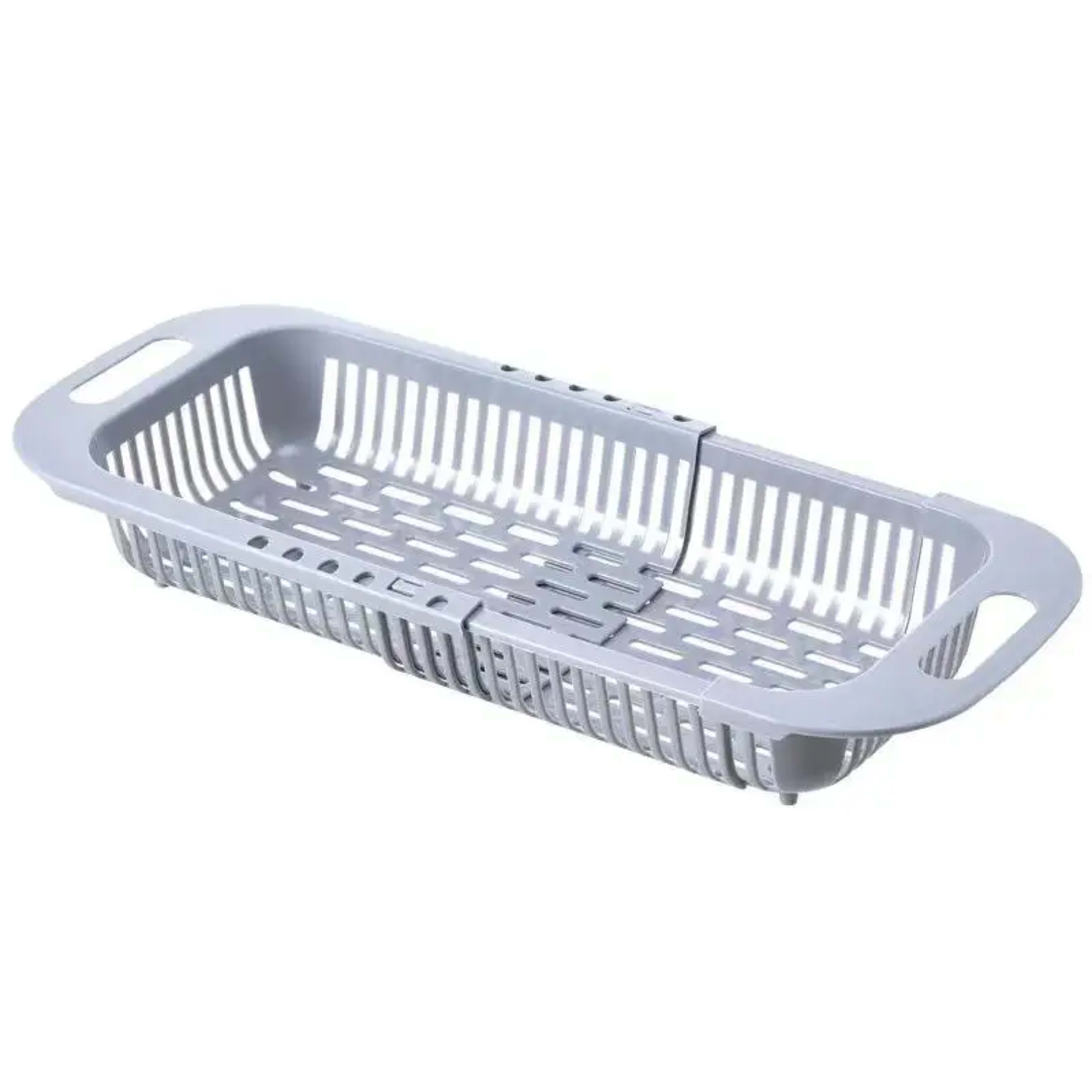Kitchen Organizer Soap Sponge Holder Sink Rack Telescopic Drain Rack Adjustable Vegetable Drain Basket Kitchen Organizer 8