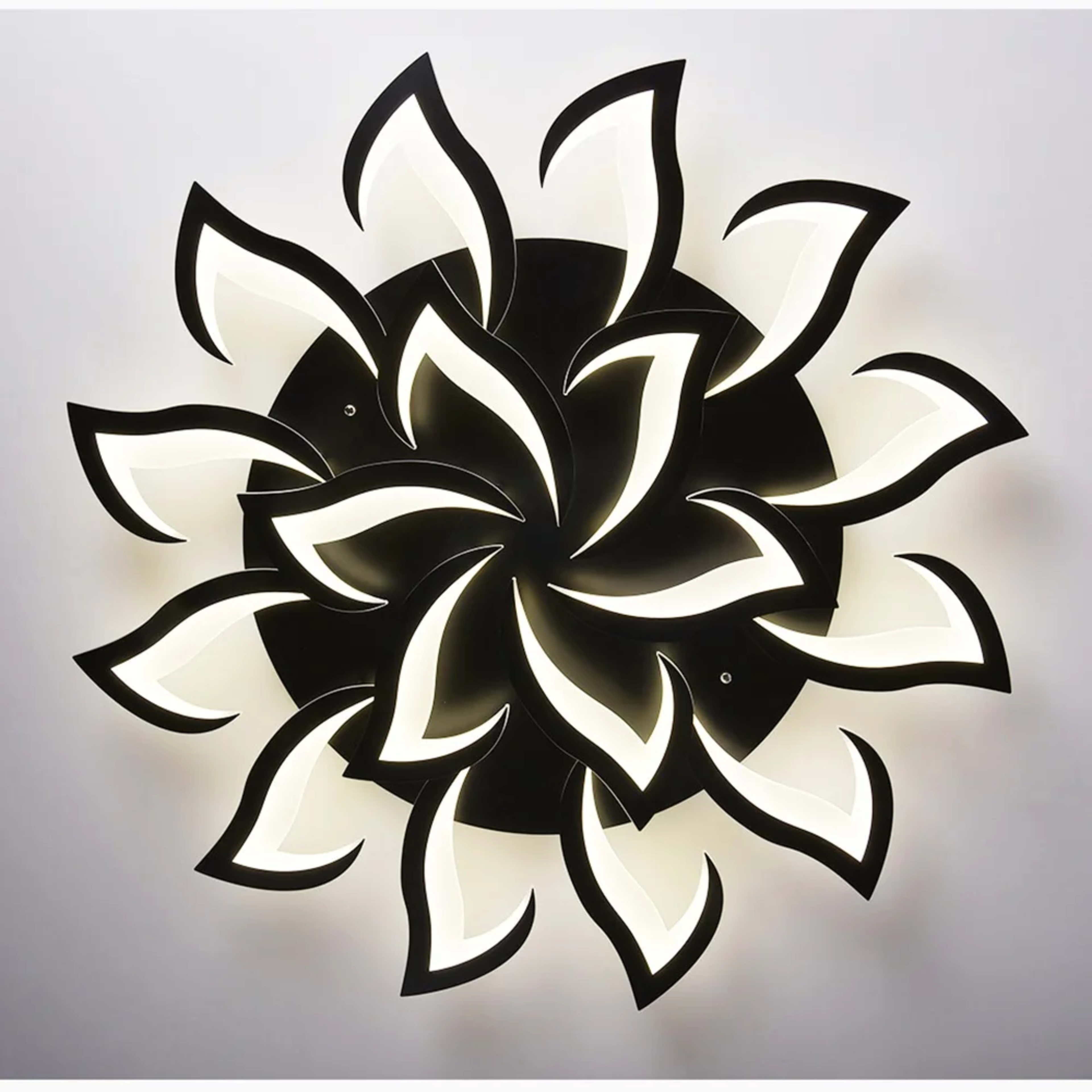 Modern LED Ceiling Light fixture Flower Design chandelier Dimmable Home Lighting Kitchen Living room Bedroom Ceiling Lam 4