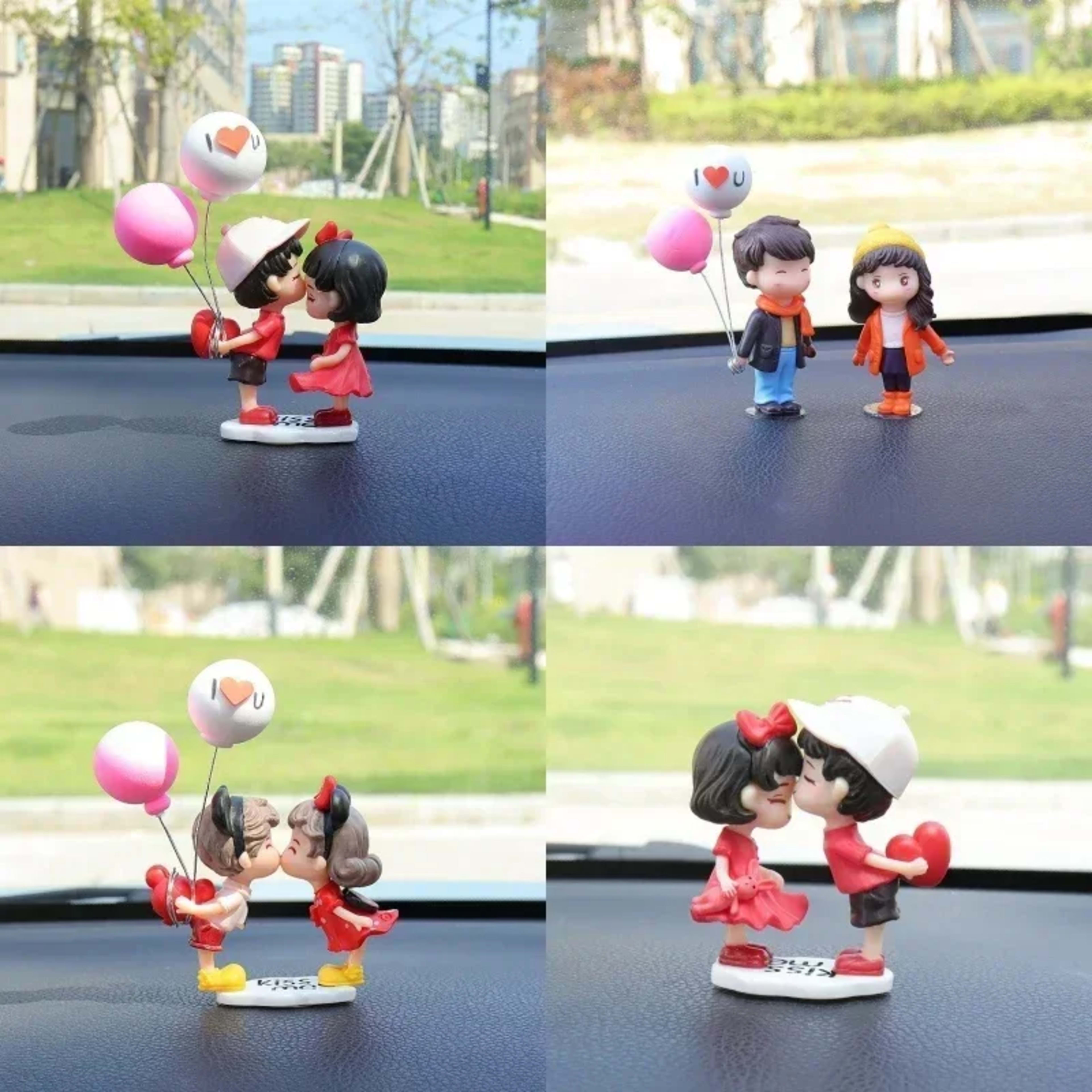 Car Accessories Interior Woman Ornament Cute Creative Desktop Couple Valentine's Day Present Car Center Console Decorati 1